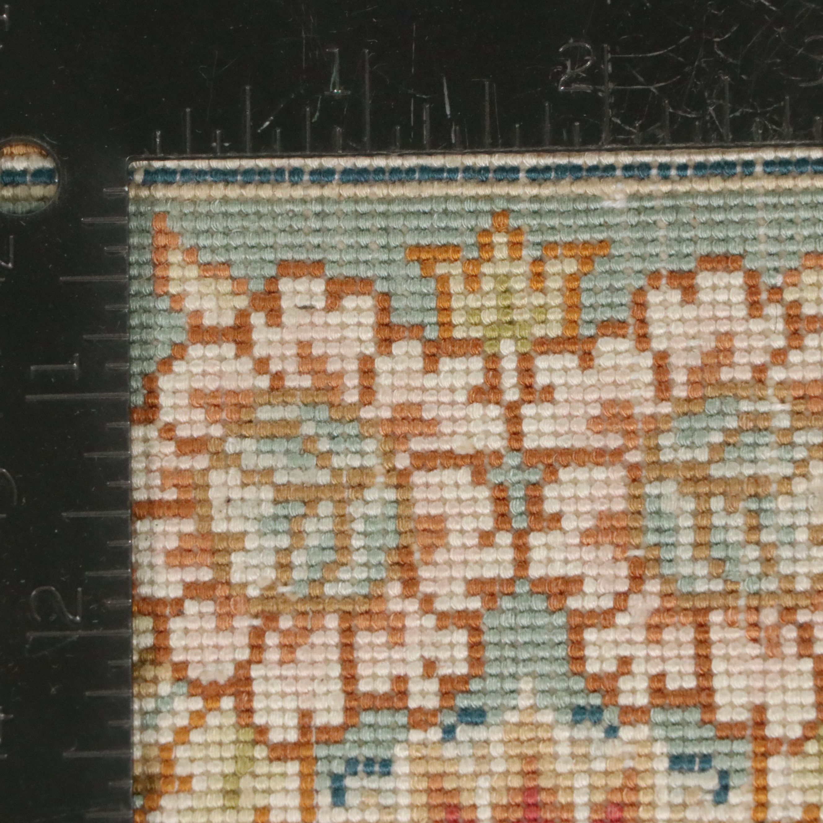 5'6 x 8'8 Hand-Knotted Persian Qom Style Silk Area Rug