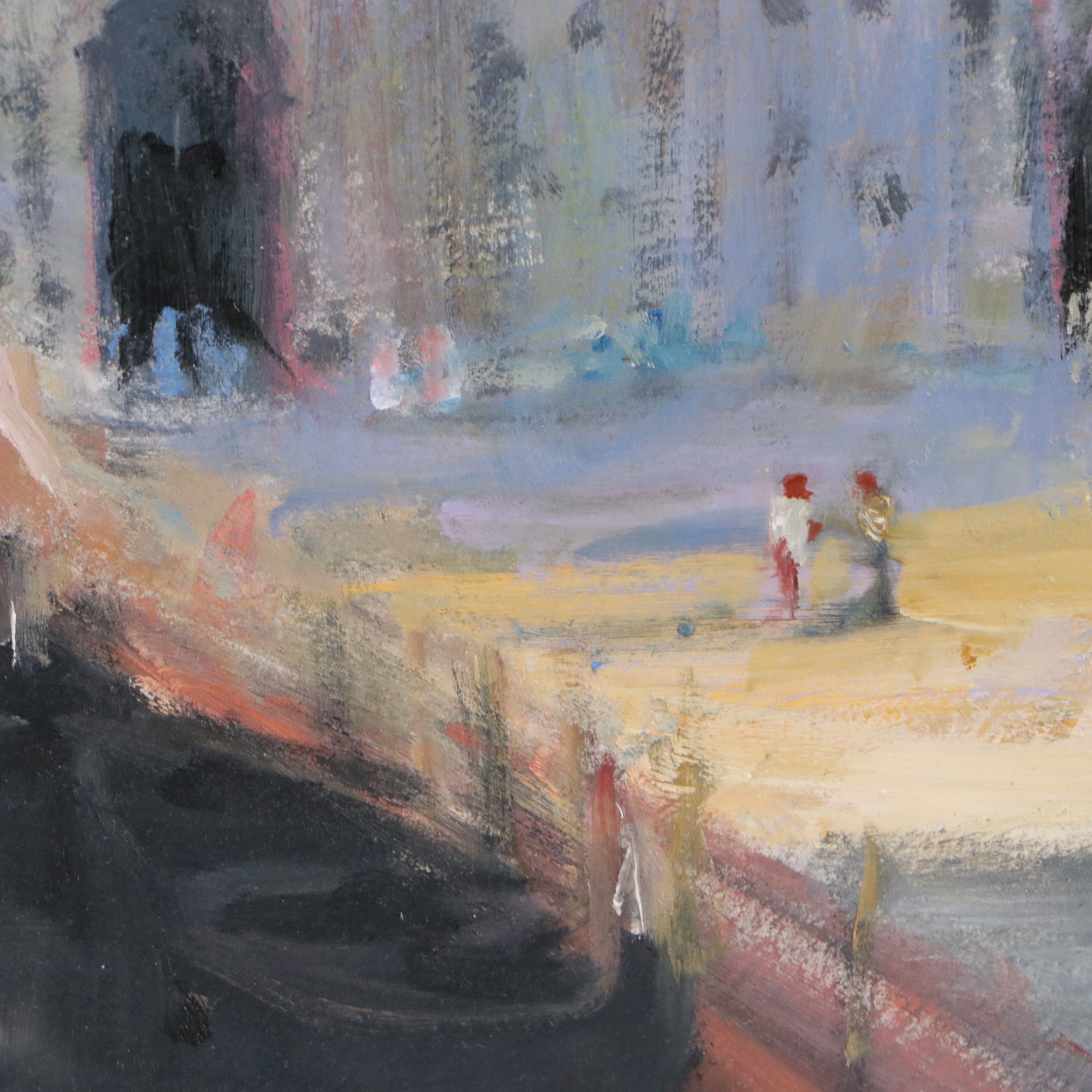 Nino Pippa Oil Painting "Venezia - Chiesa San Zanipolo," 2018