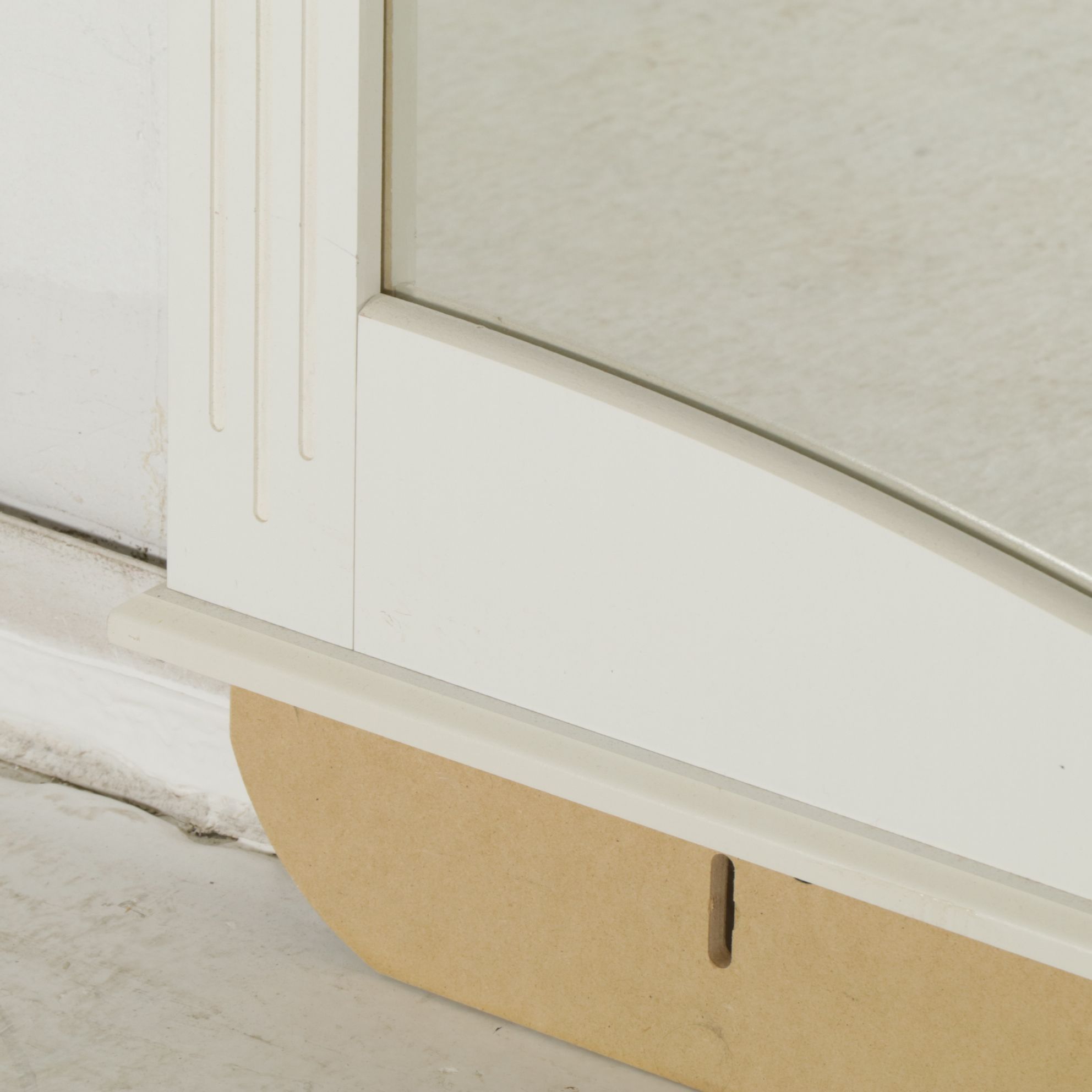 White-Painted Dresser Mirror