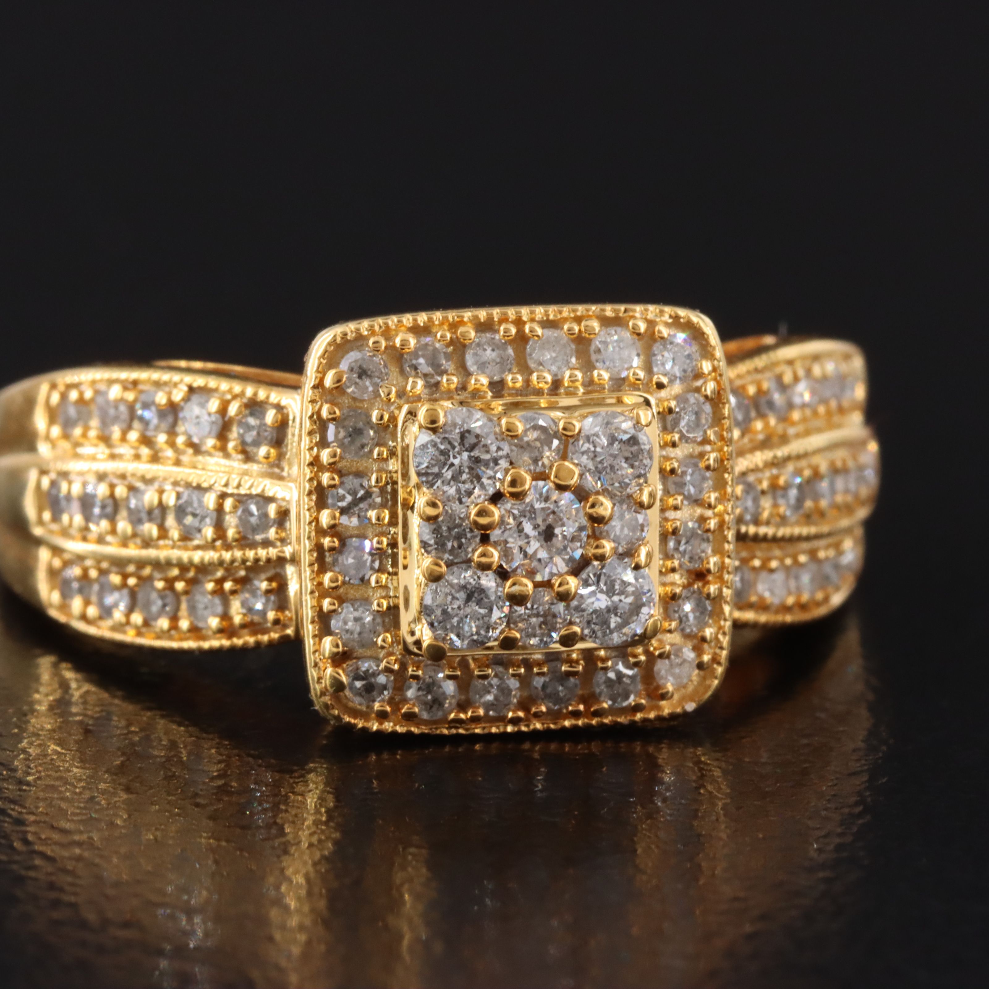 10K 0.50 CTW Diamond Ring