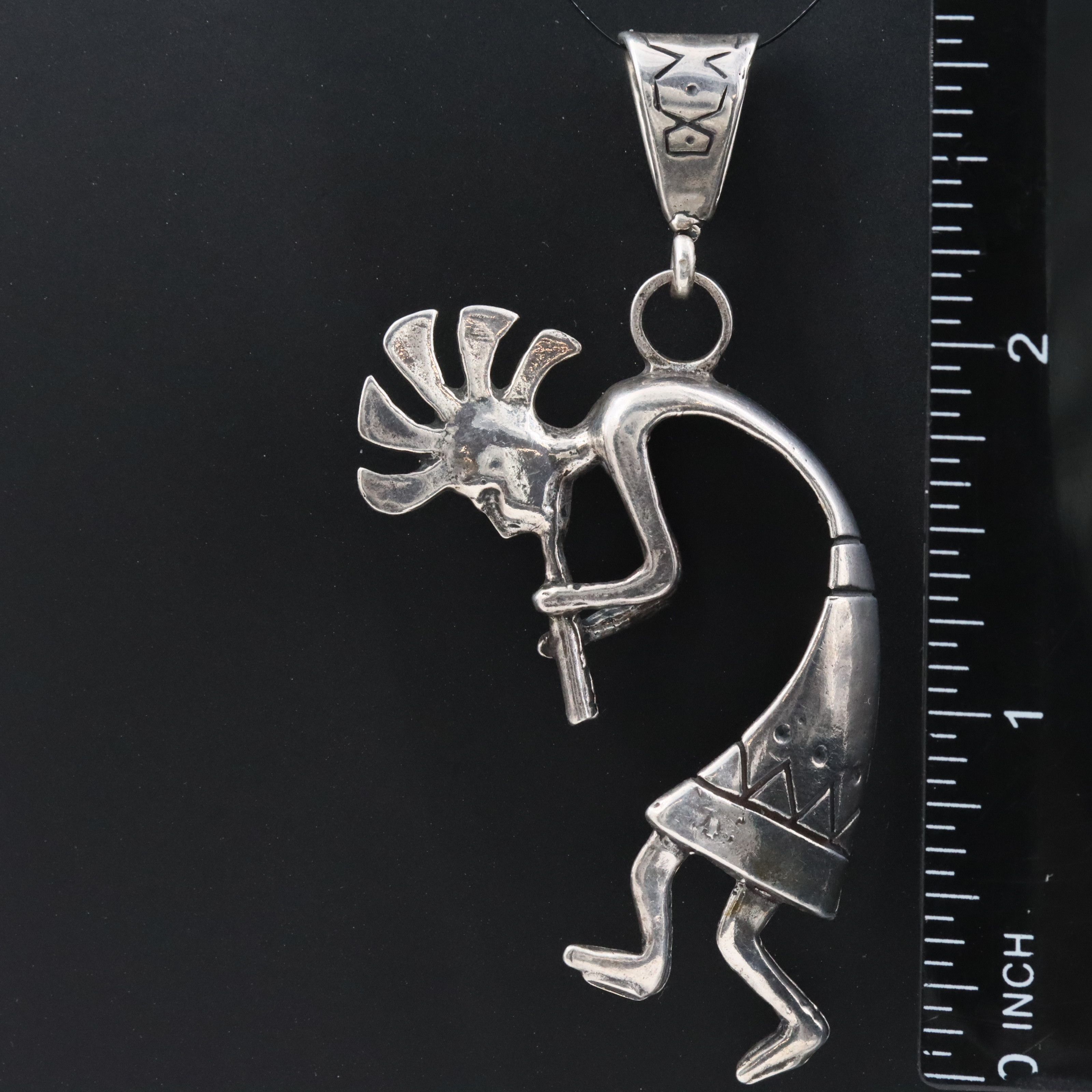 Southwestern Masha Sterling Kokopelli Pendant