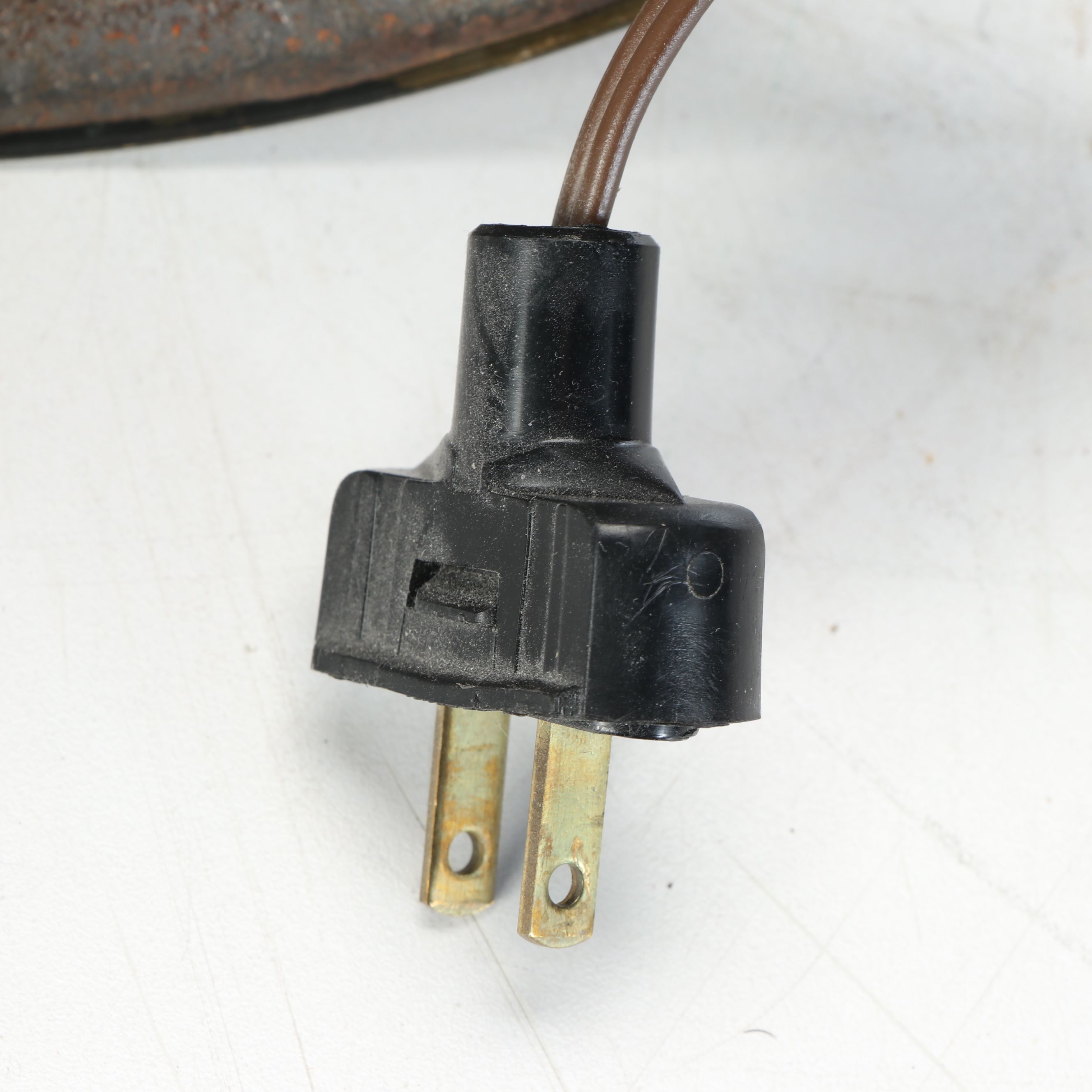 Victorian Student Style Cast Metal Offset Library Floor Lamp, Vintage