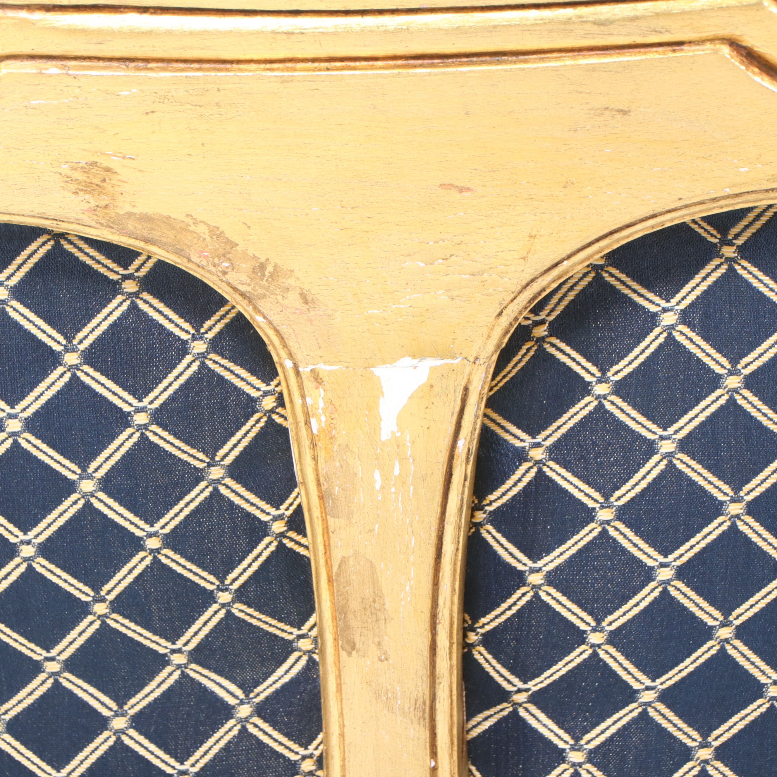 Pair of Louis XVI Style Giltwood Side Chairs, 20th Century