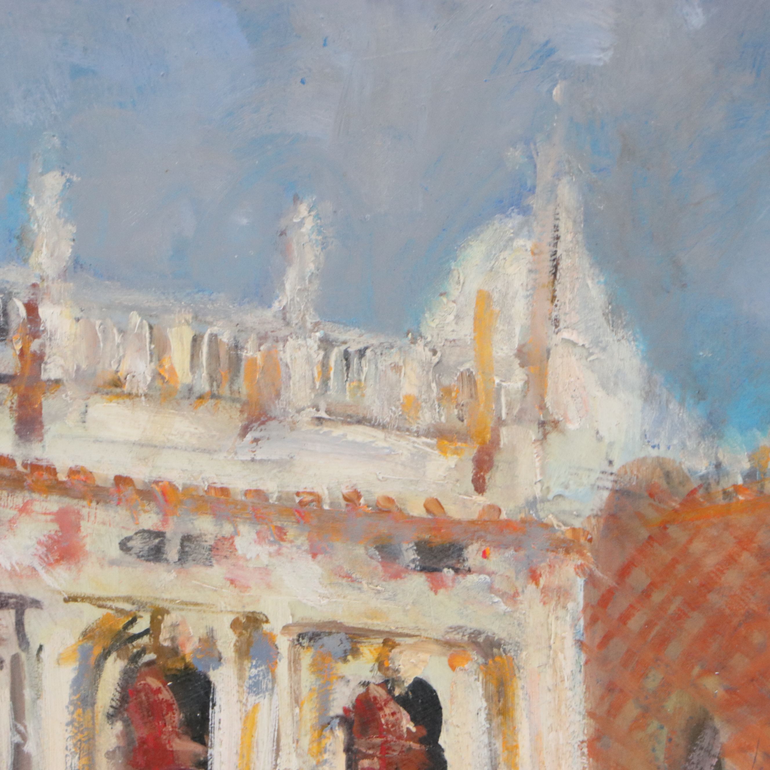 Nino Pippa Oil Painting "Venezia - Palazzo del Doge," 2018
