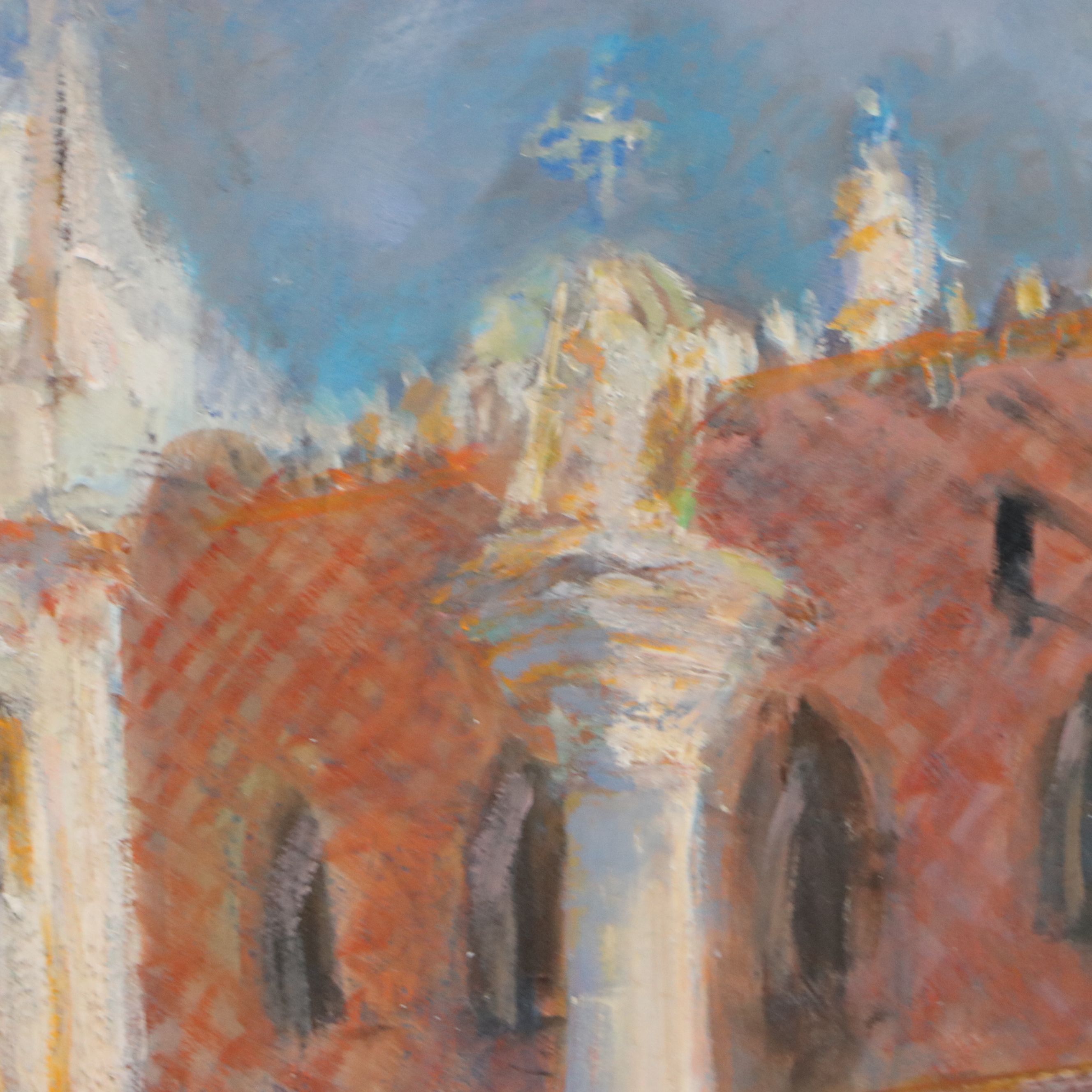 Nino Pippa Oil Painting "Venezia - Palazzo del Doge," 2018