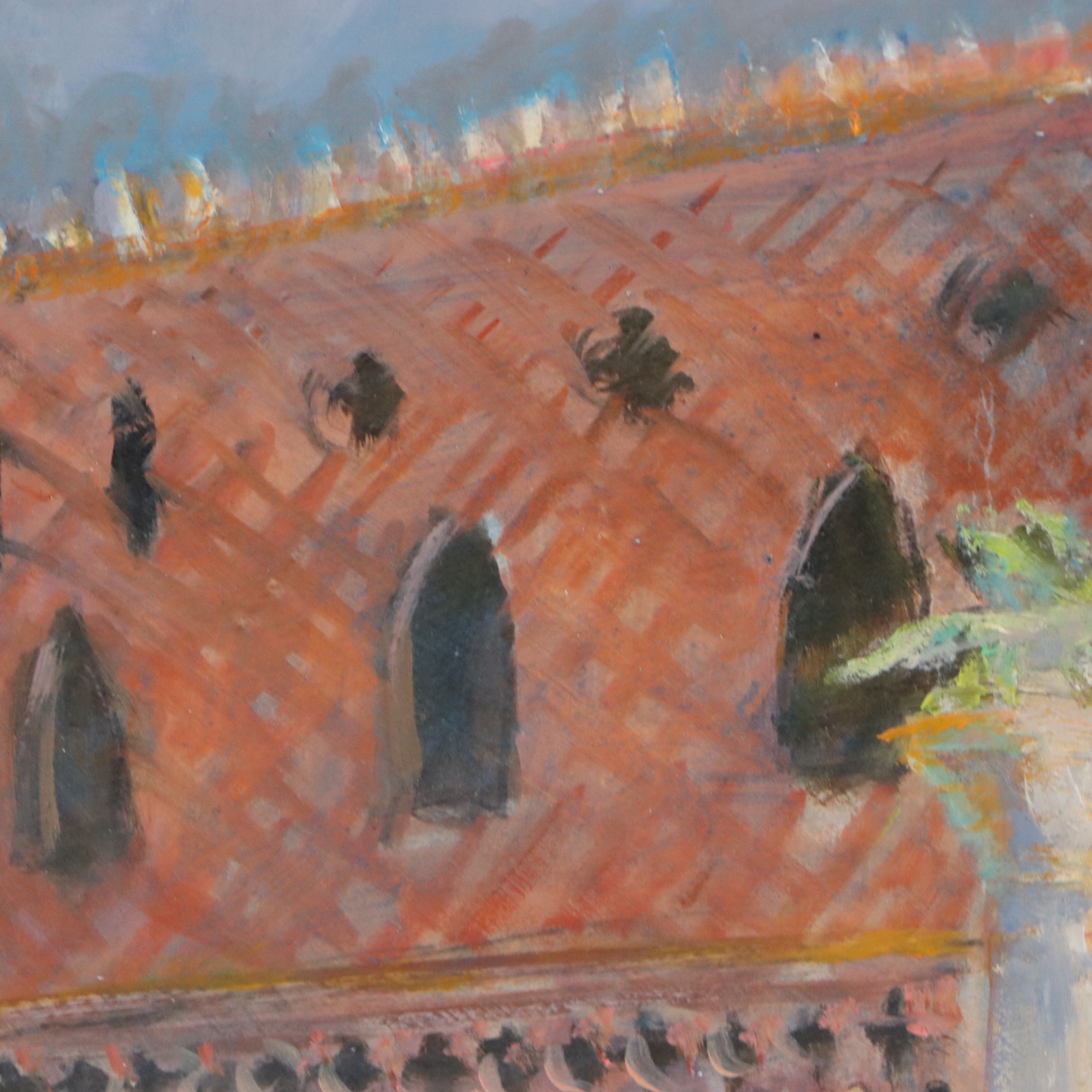 Nino Pippa Oil Painting "Venezia - Palazzo del Doge," 2018