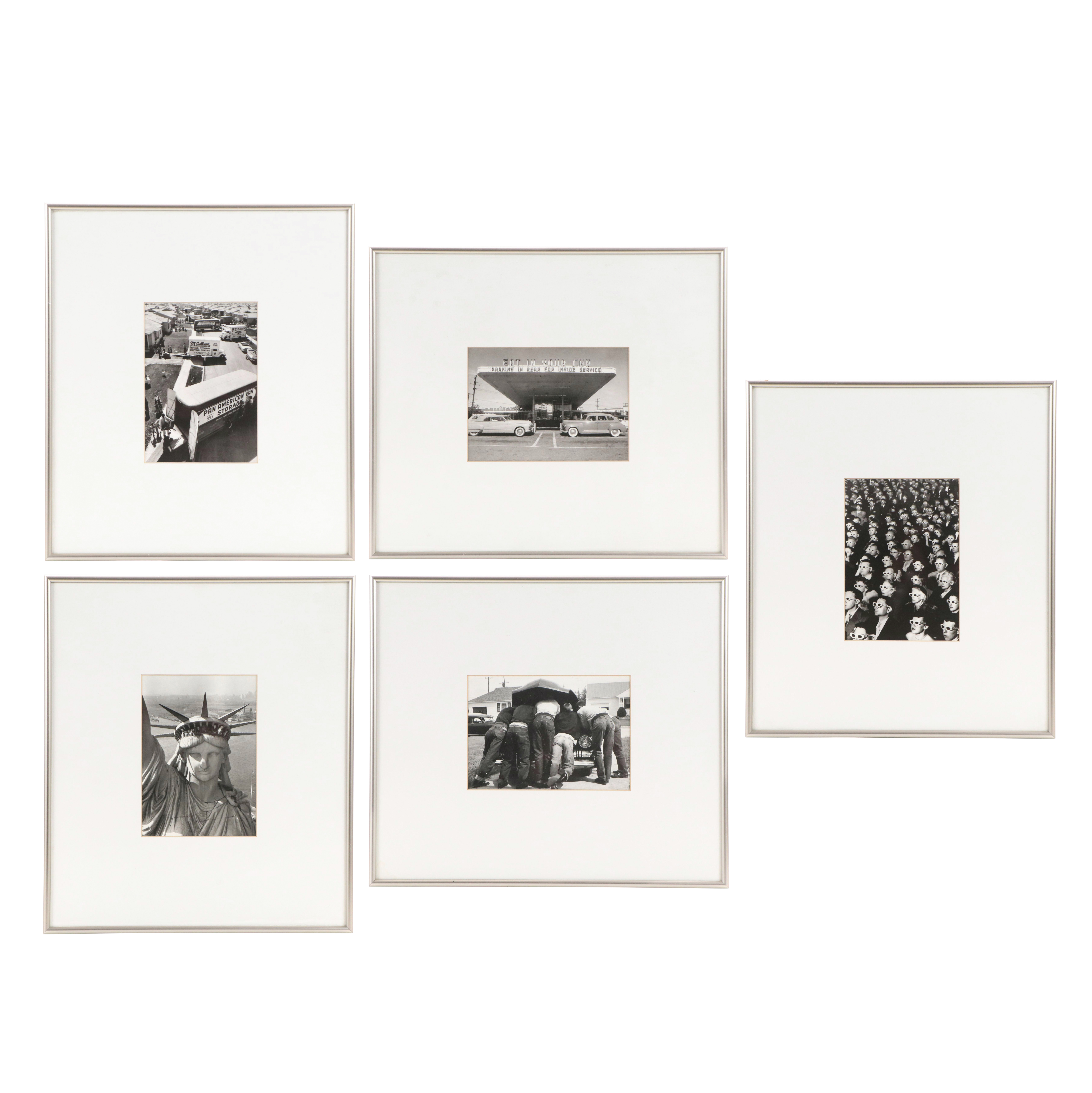 Halftone Reproductions of Historical LIFE Magazine Photos