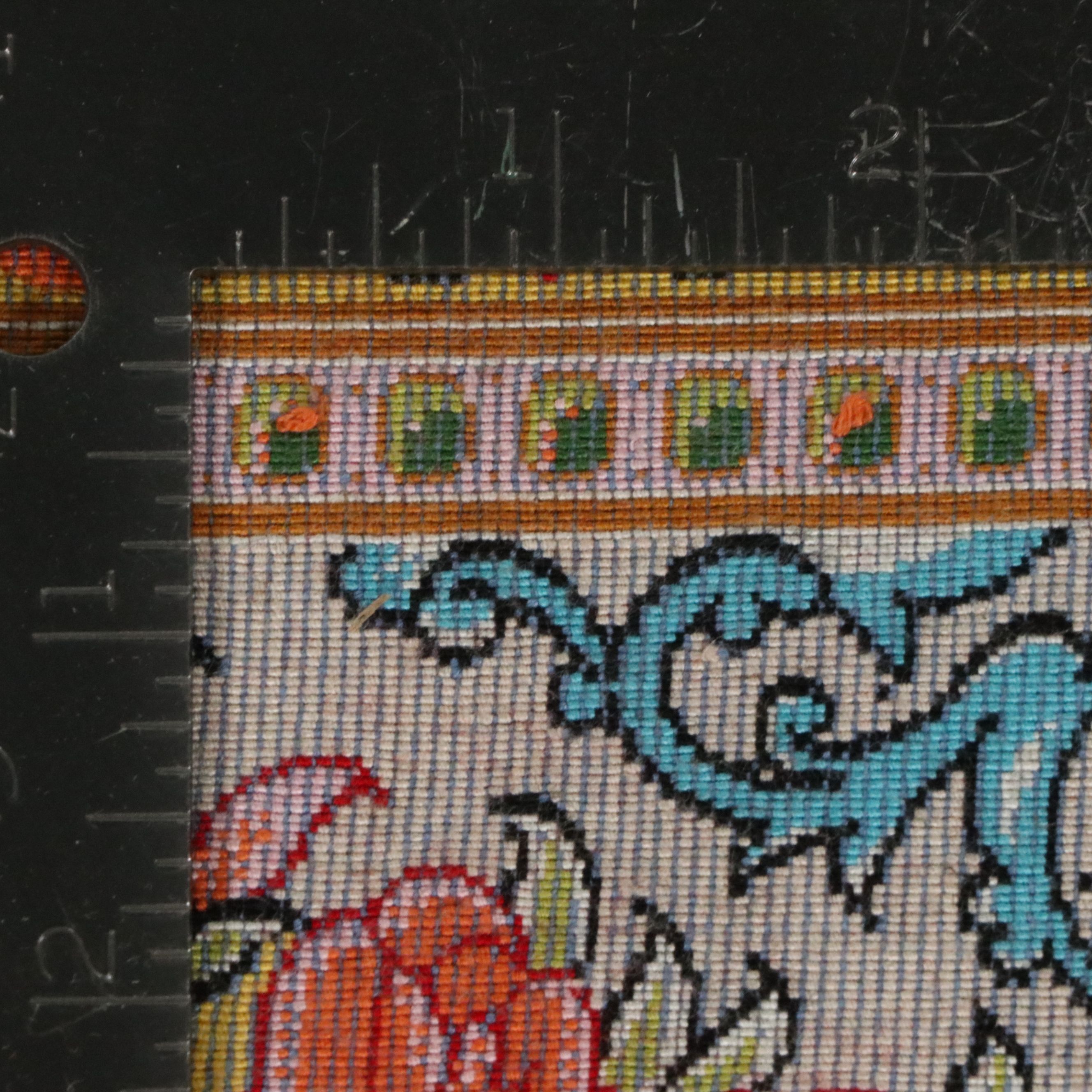 6'8 x 10'7 Machine Made Turkish Qom Style Silk Area Rug