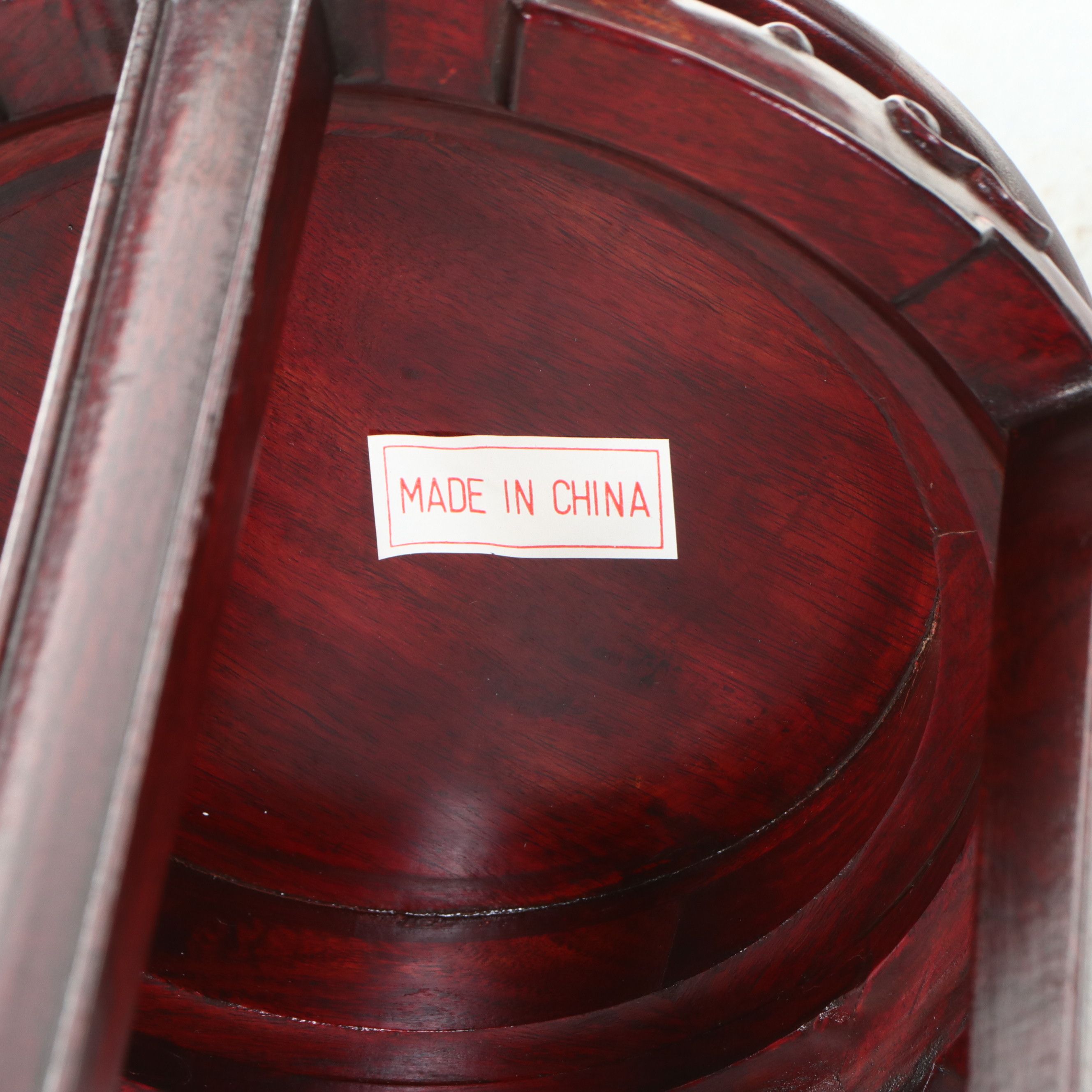 Chinese Carved Rosewood Plant Stand