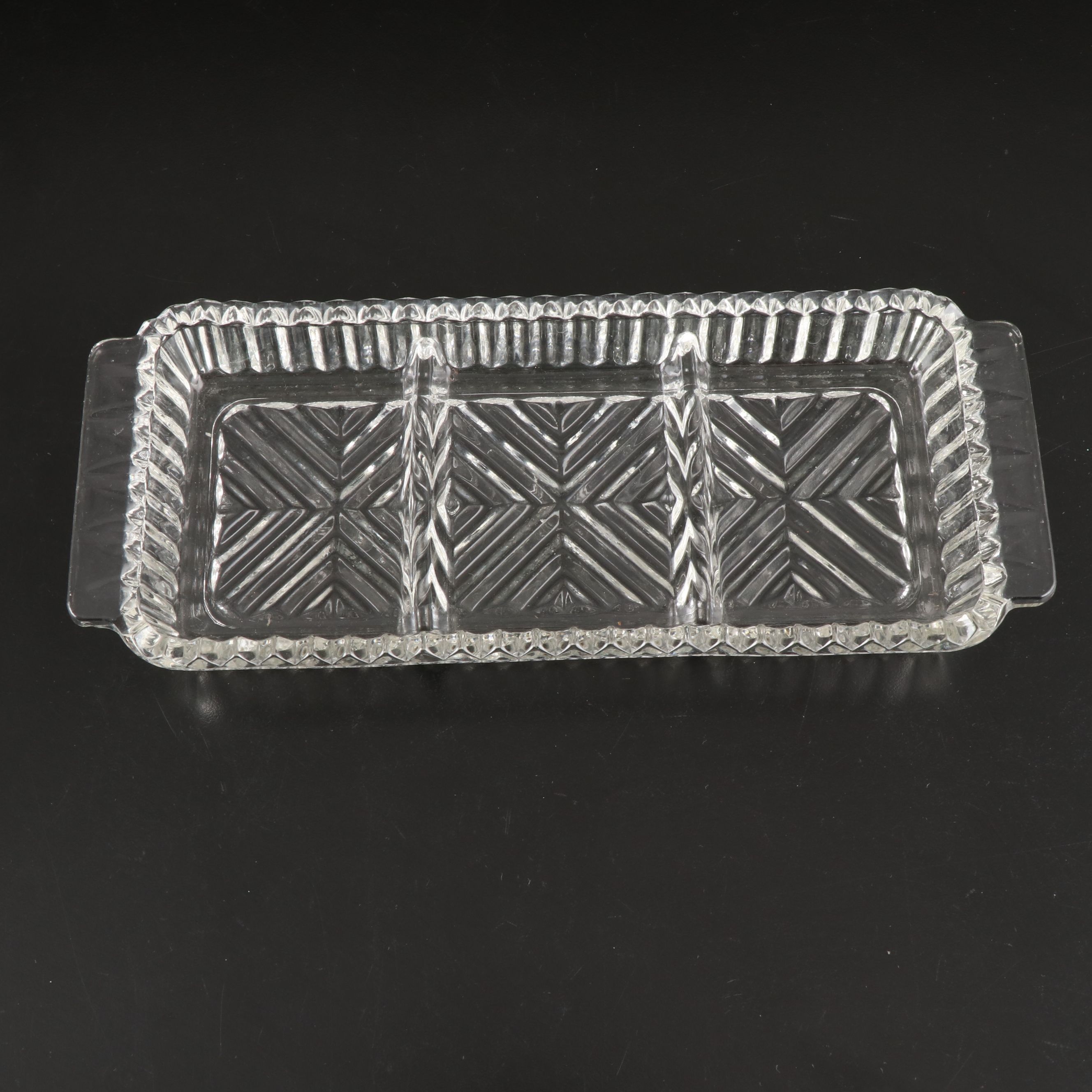 Fostoria "Century" 3-Part Relish with More Divided Dishes and Serveware