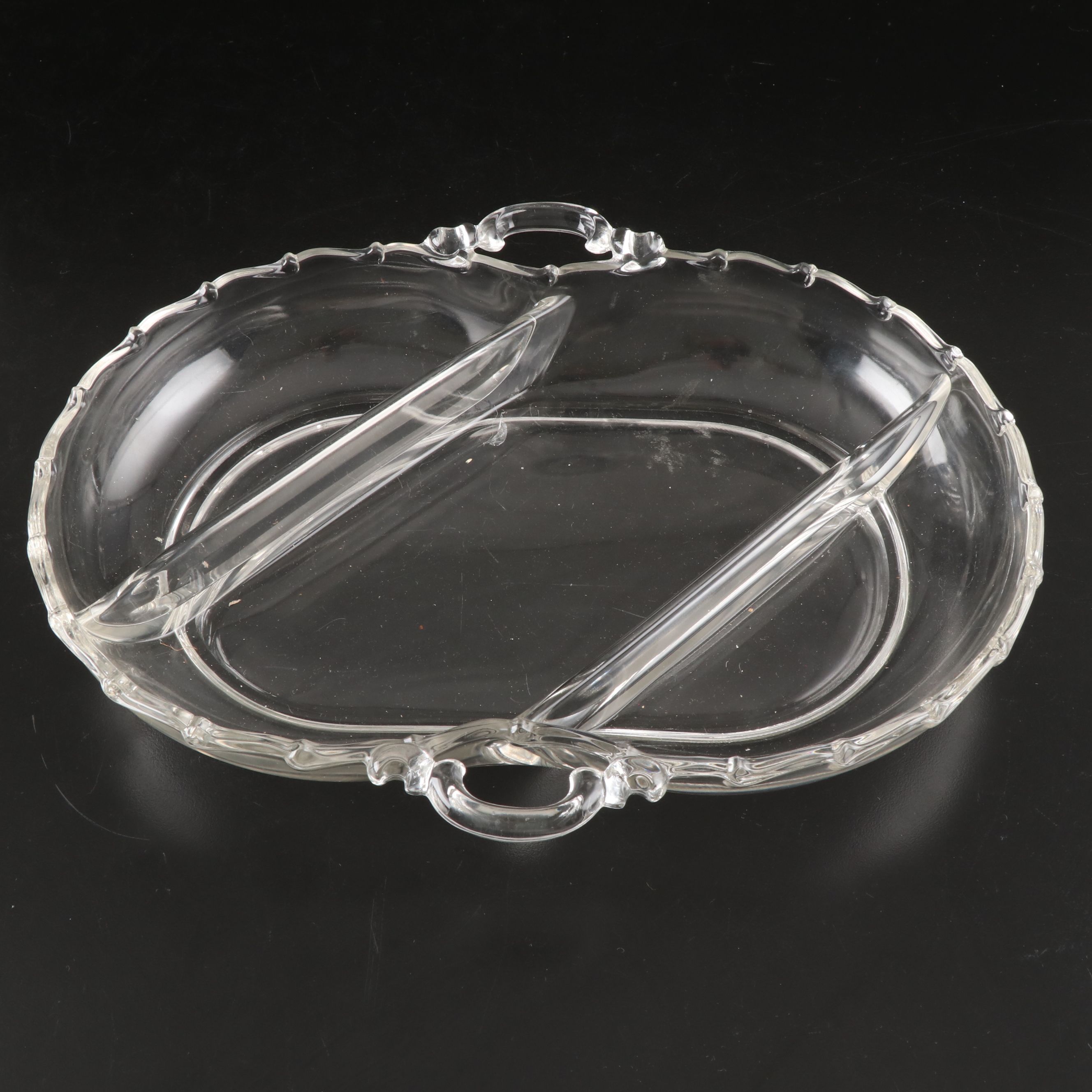 Fostoria "Century" 3-Part Relish with More Divided Dishes and Serveware