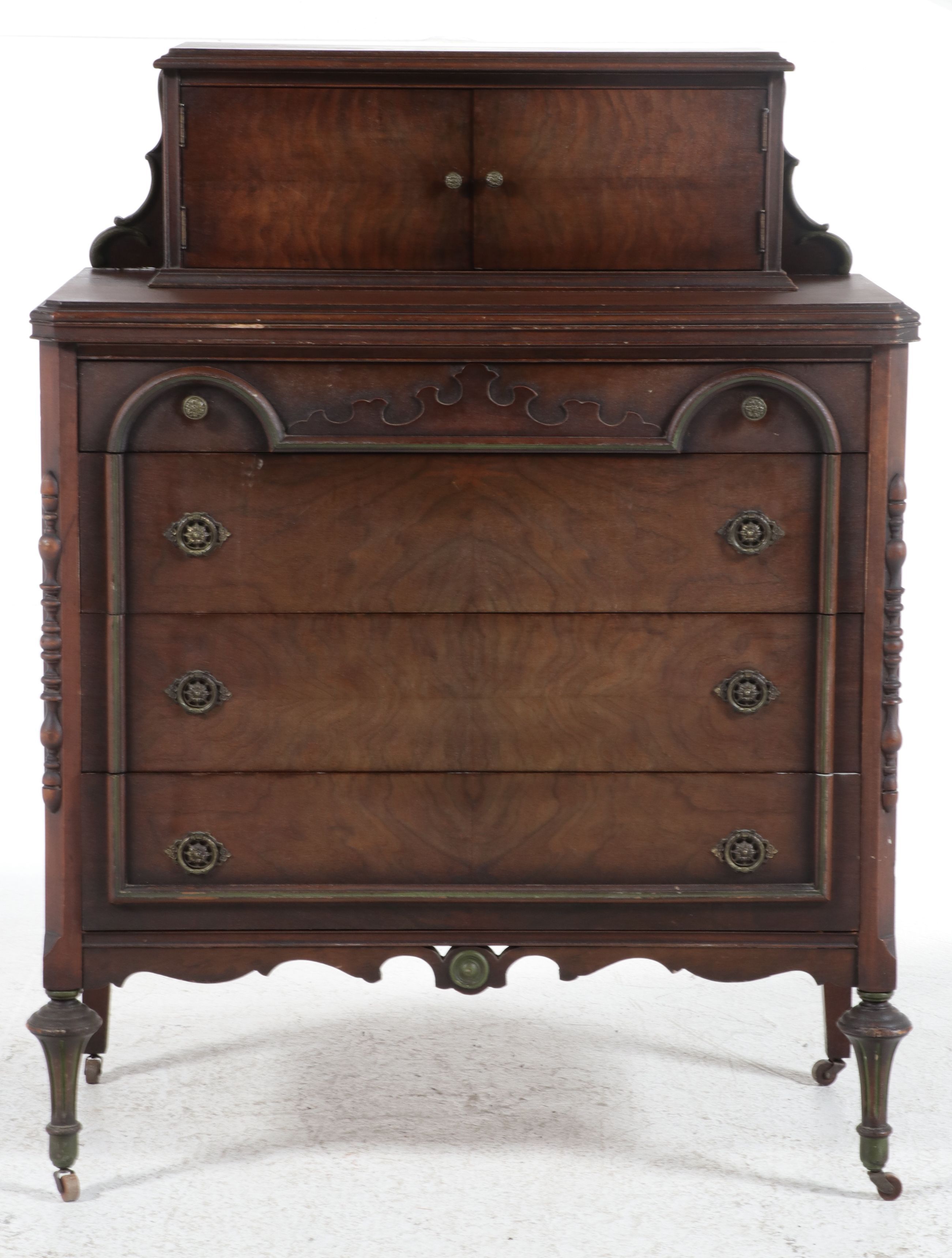 Victorian Style Tall Chest, Early 20th Century