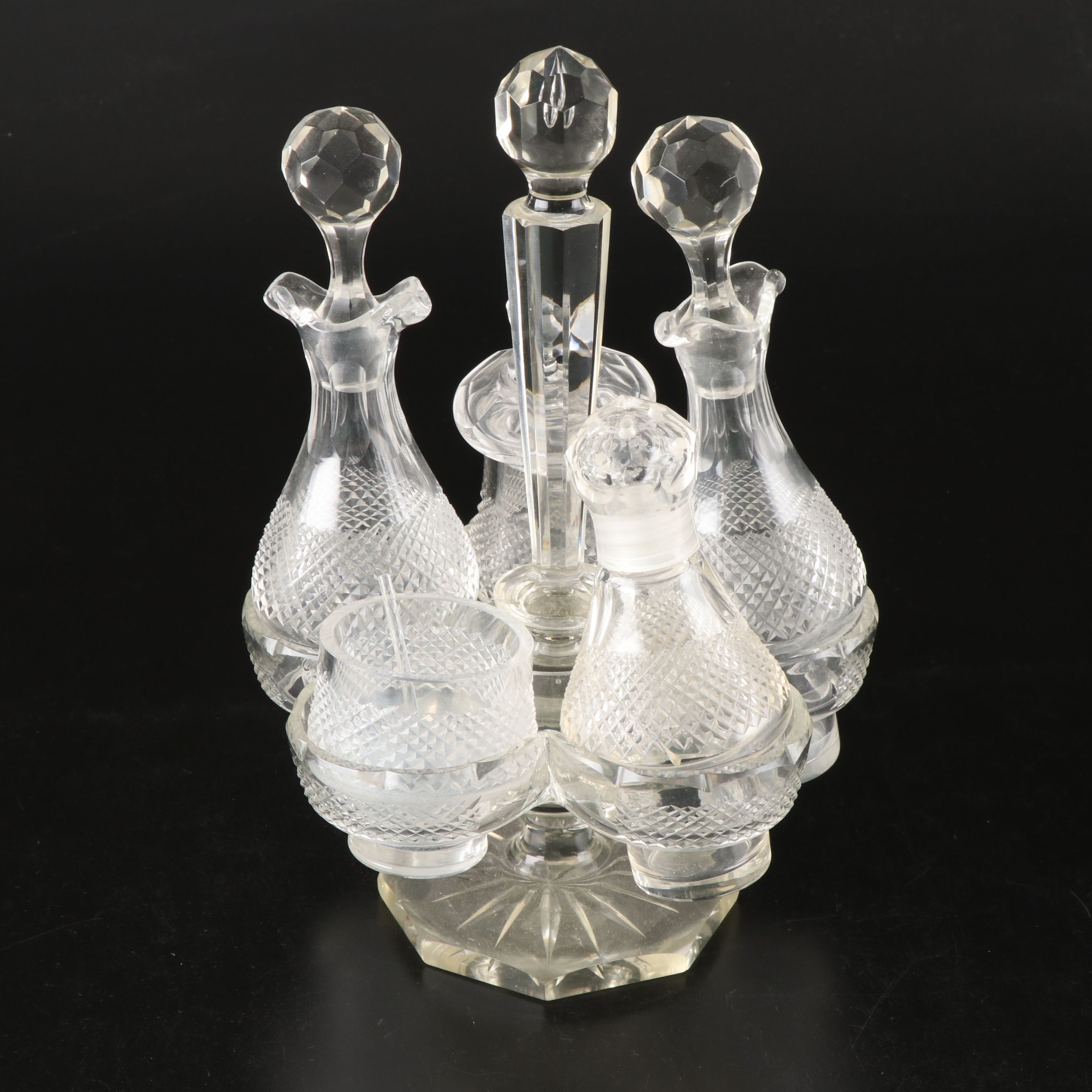 Fostoria "Century" 3-Part Relish with More Divided Dishes and Serveware