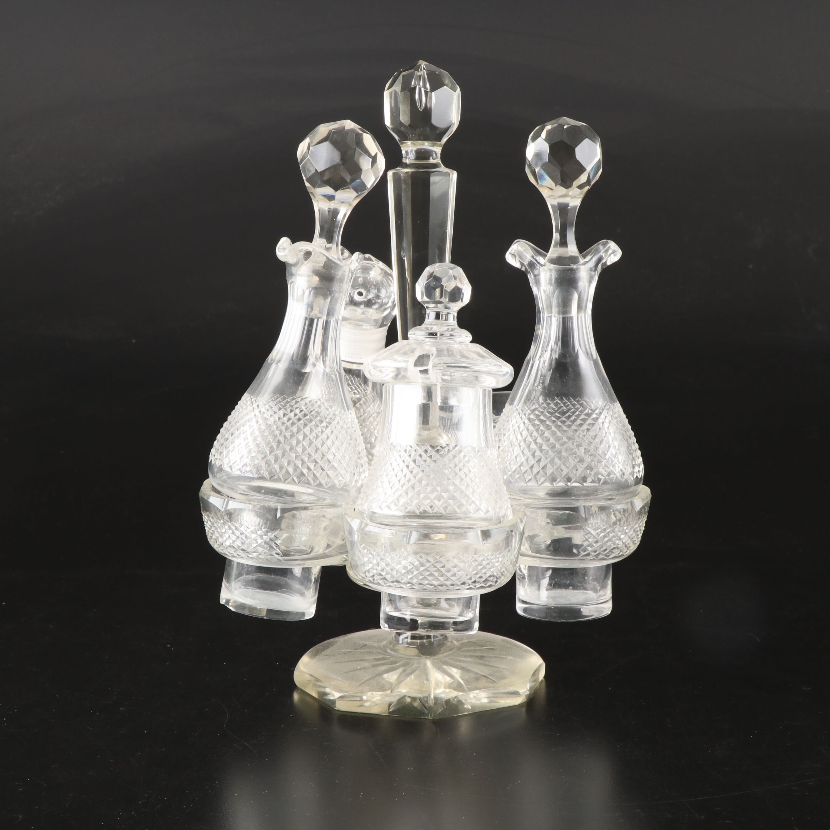 Fostoria "Century" 3-Part Relish with More Divided Dishes and Serveware