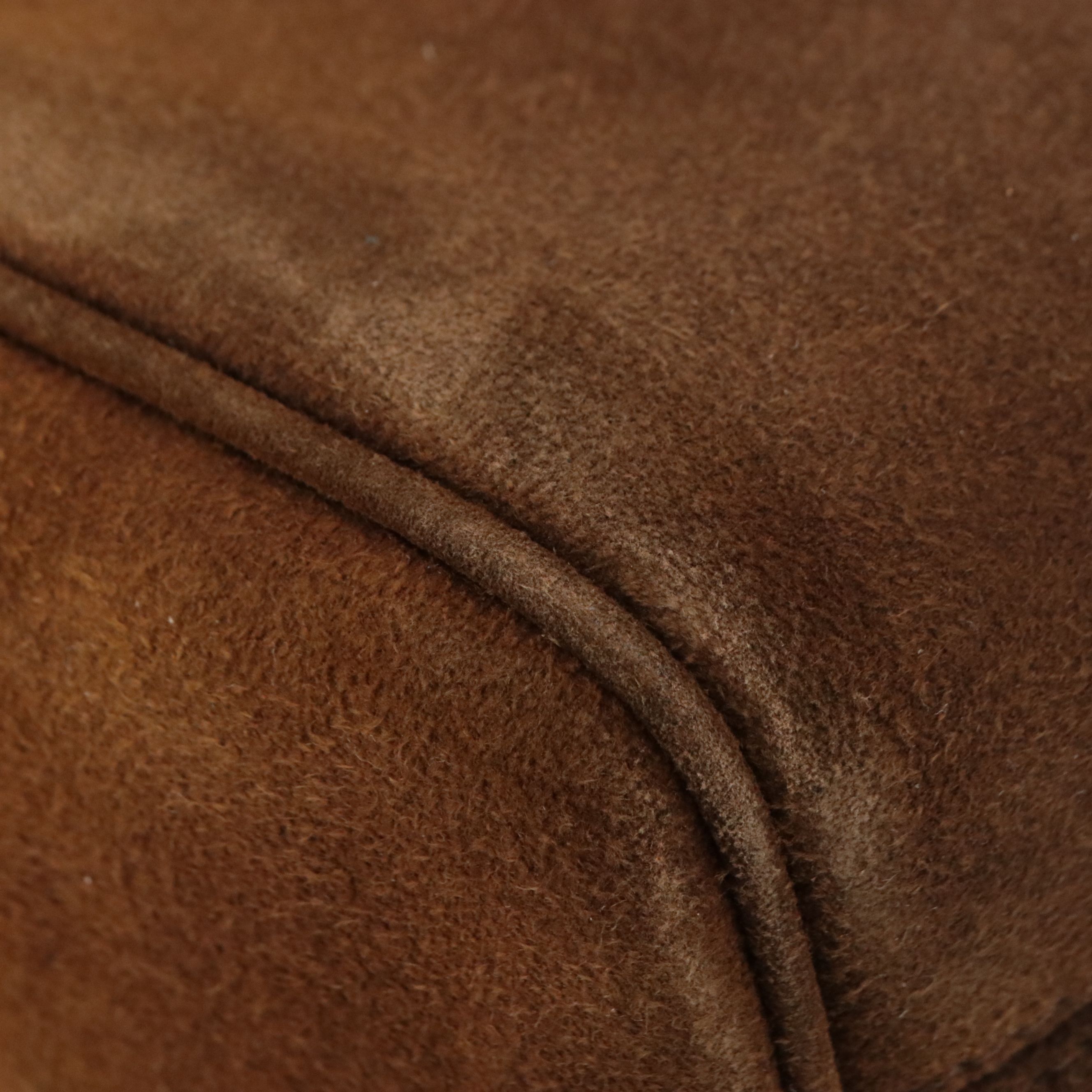 Salvatore Ferragamo Two-Way Bag in Brown Suede and Calfskin Leather