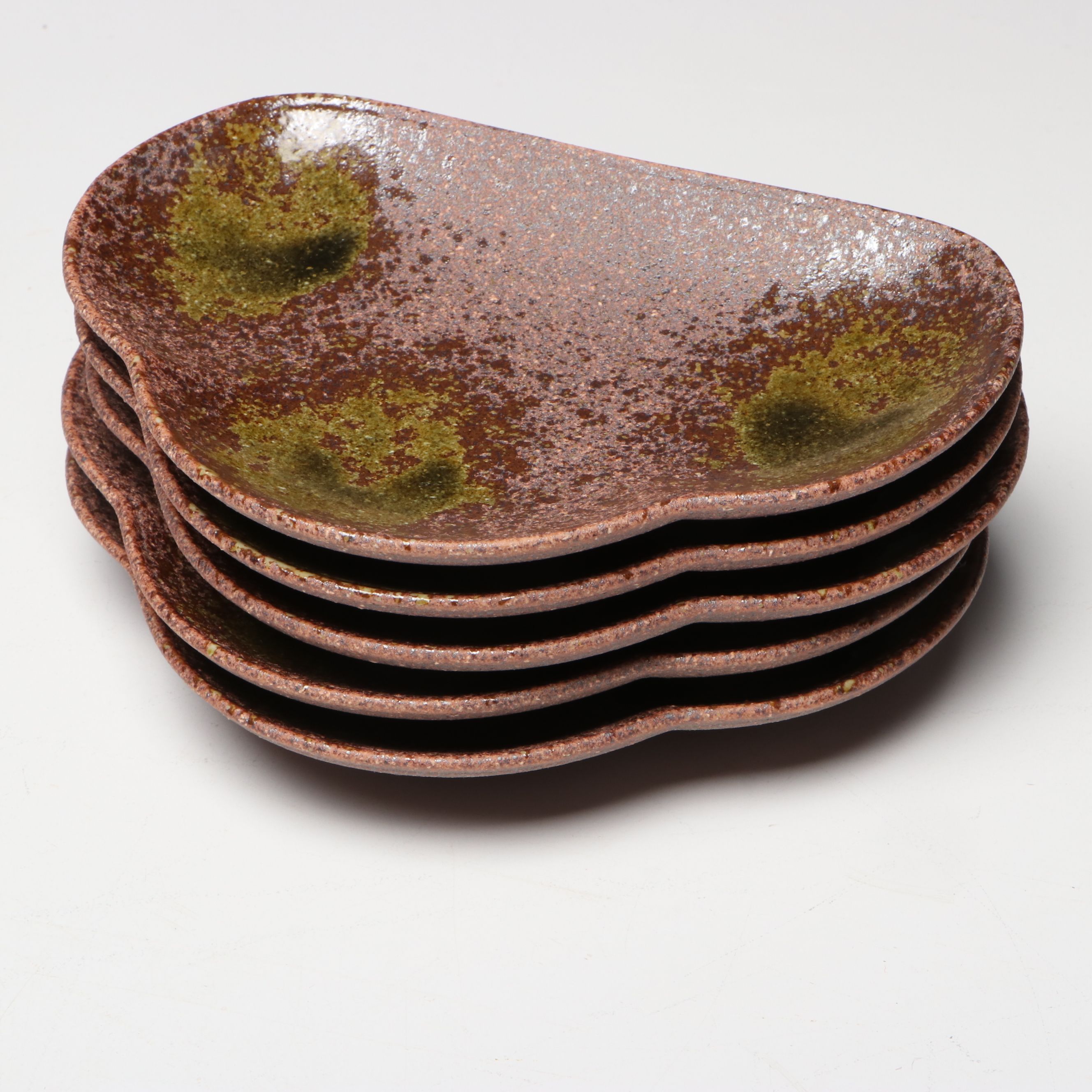 Japanese Bizen Ware Art Pottery Vases and Dishes