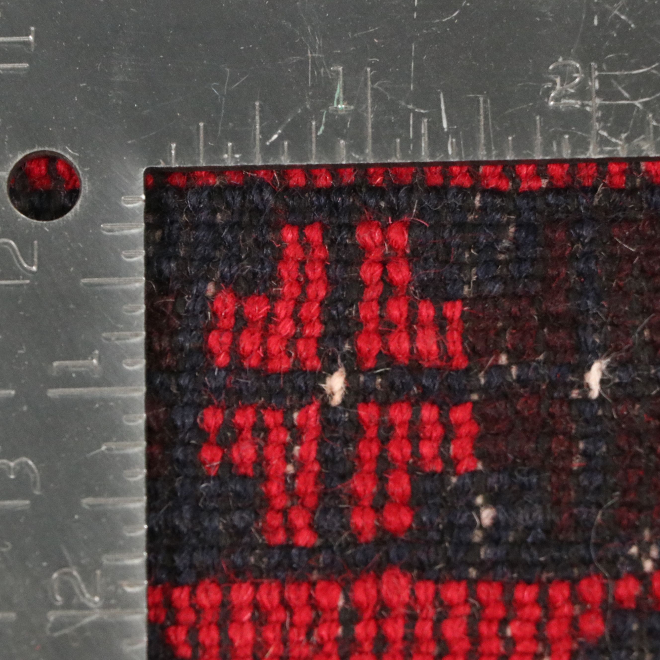 2'11 x 4'11 Hand-Knotted Afghan Baluch Prayer Rug