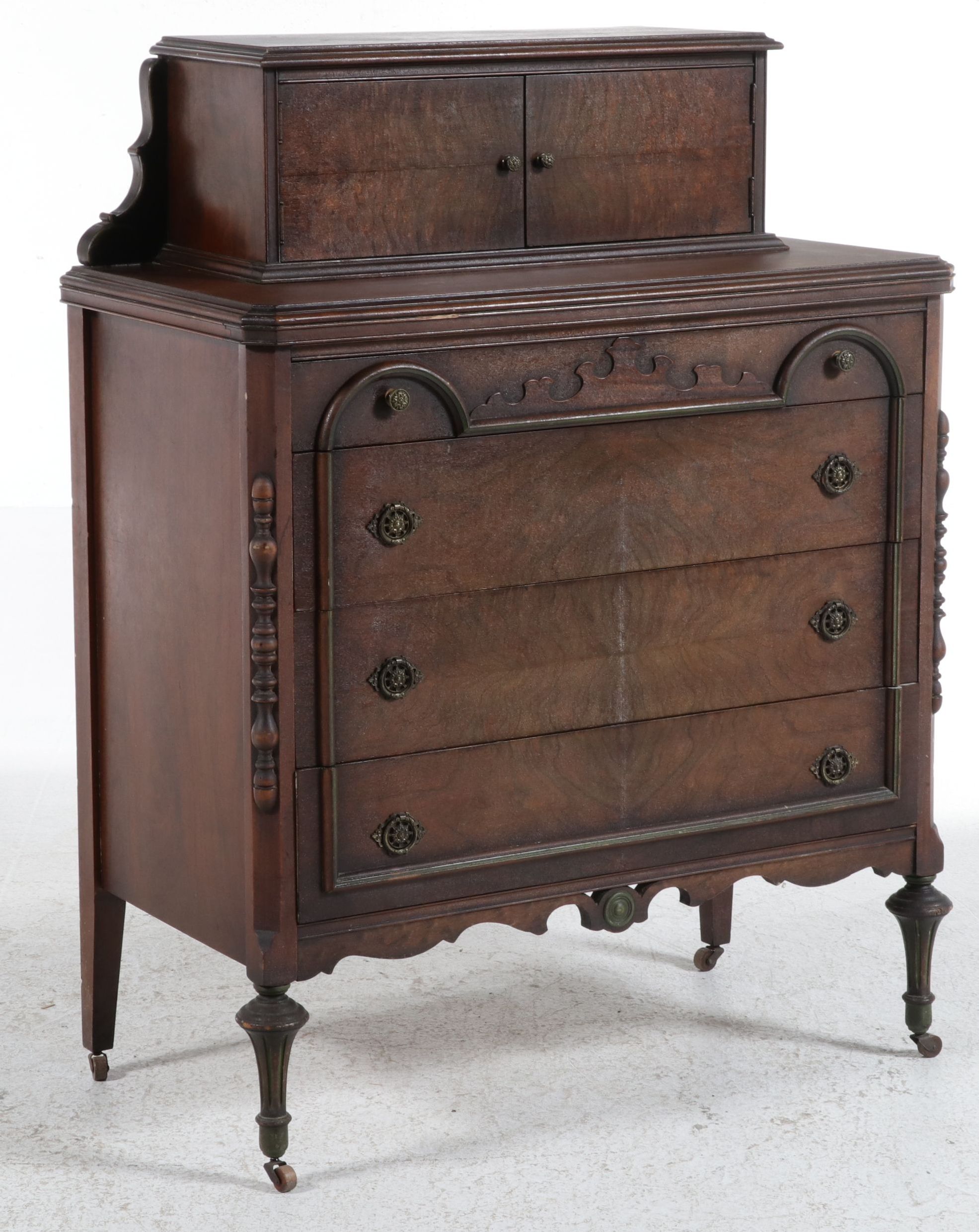 Victorian Style Tall Chest, Early 20th Century