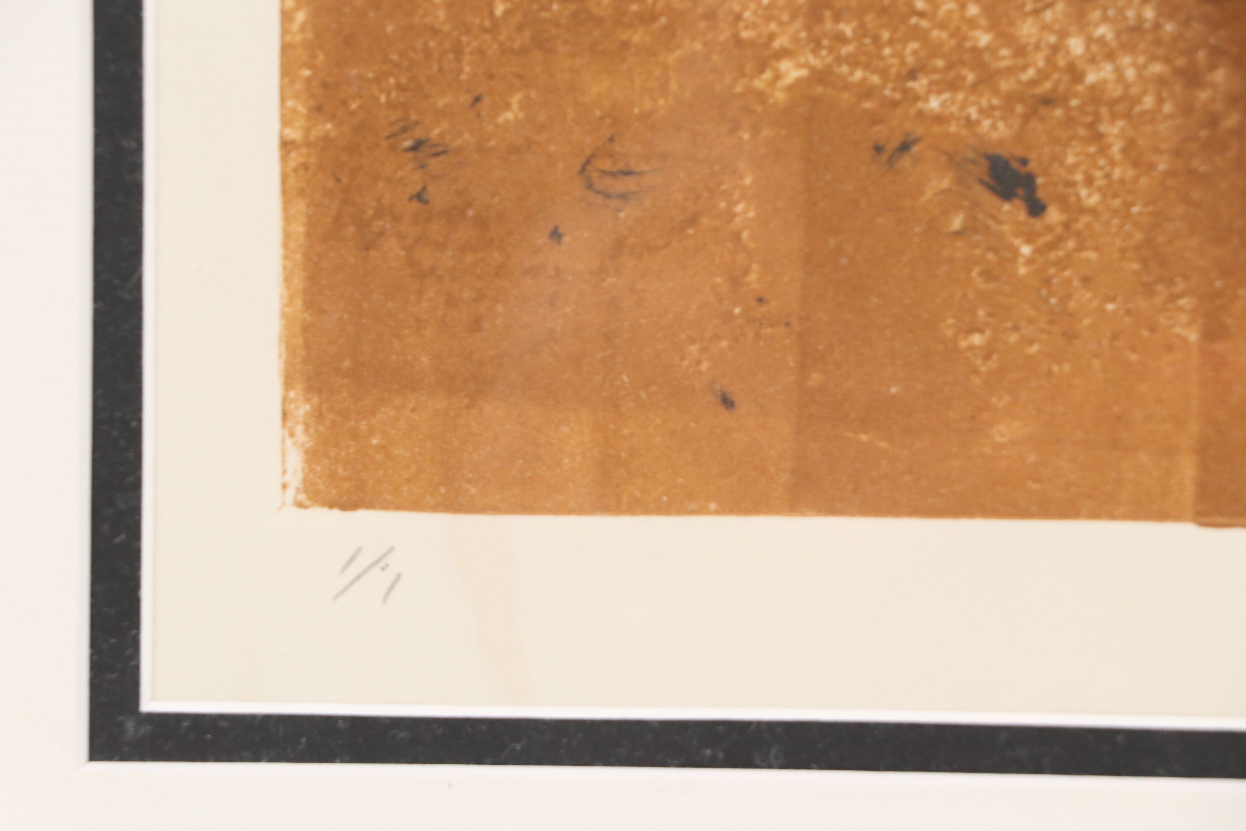 Sue Bridgeman Monotype of Figures, 20th Century