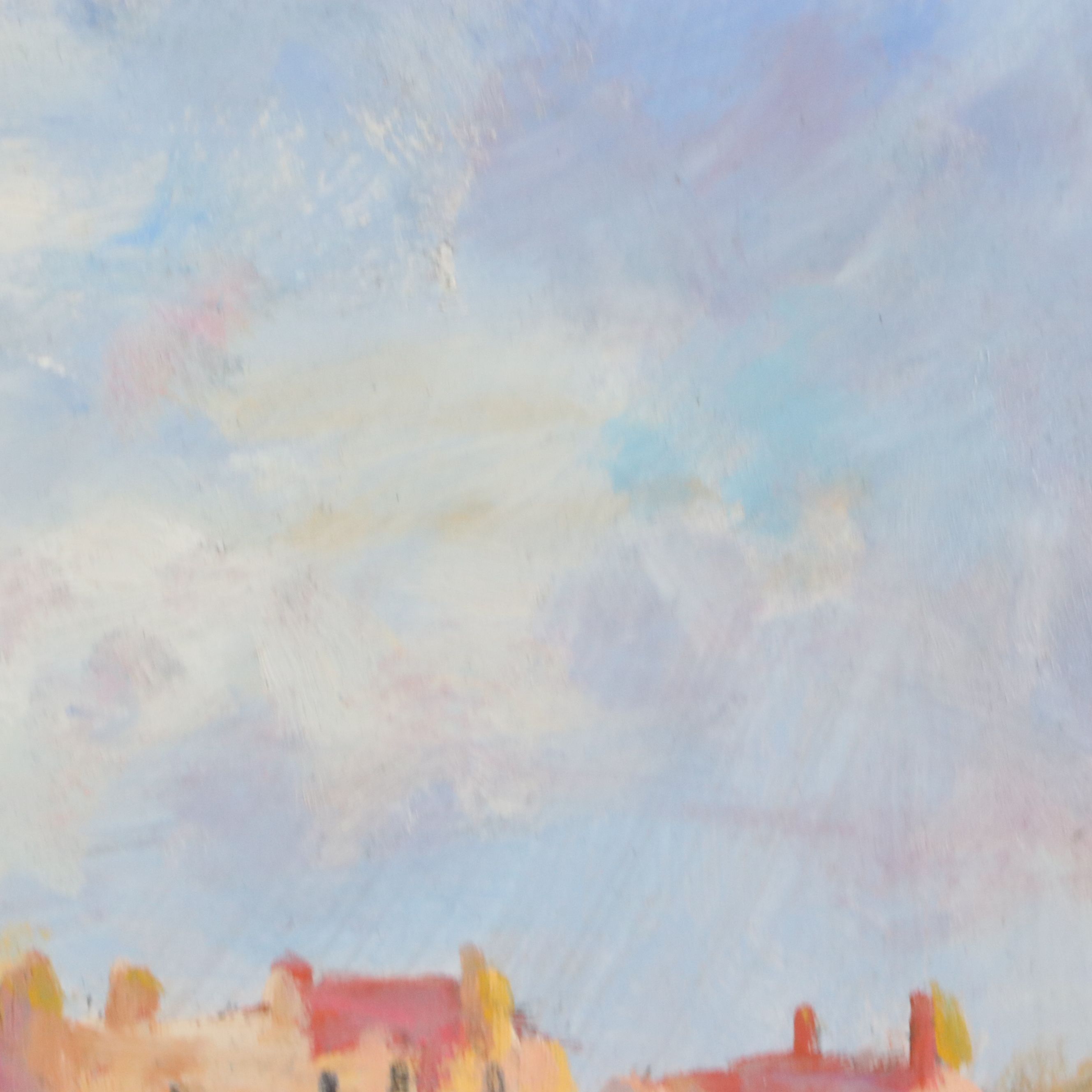 Nino Pippa Oil Painting "Prague - Charles Bridge - Fall," 2016