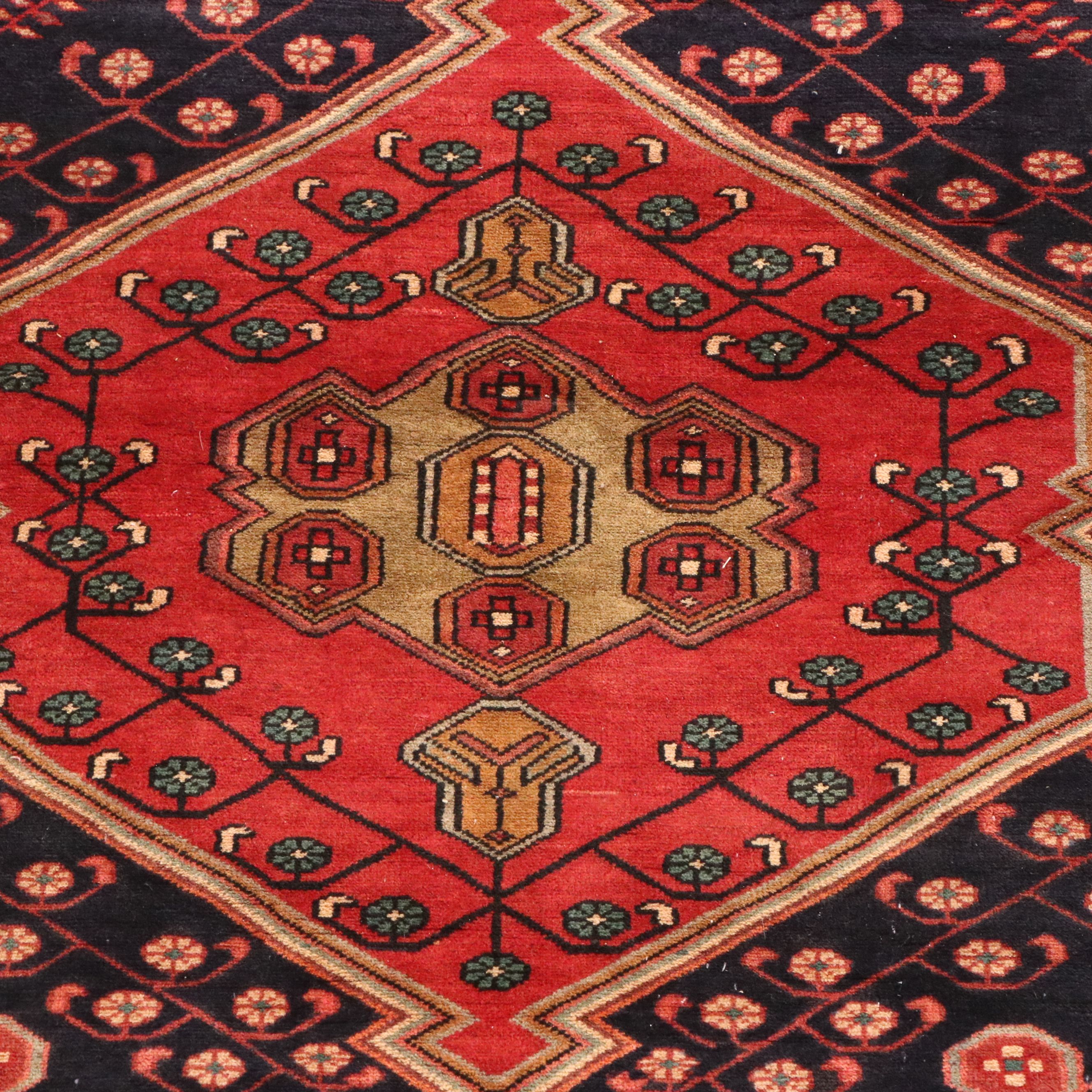 4'2 x 10'3 Hand-Knotted Persian Kurdish Long Rug