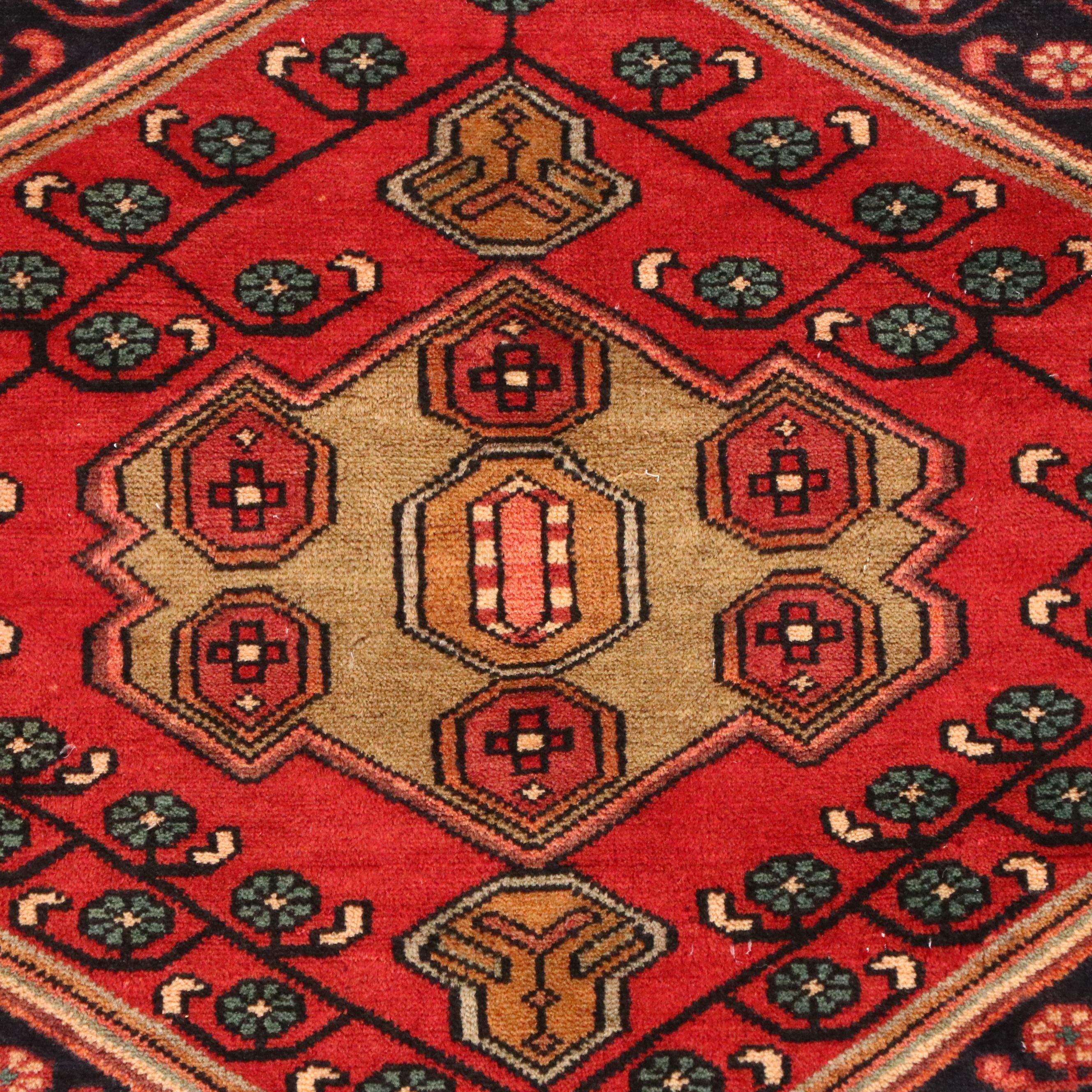 4'2 x 10'3 Hand-Knotted Persian Kurdish Long Rug