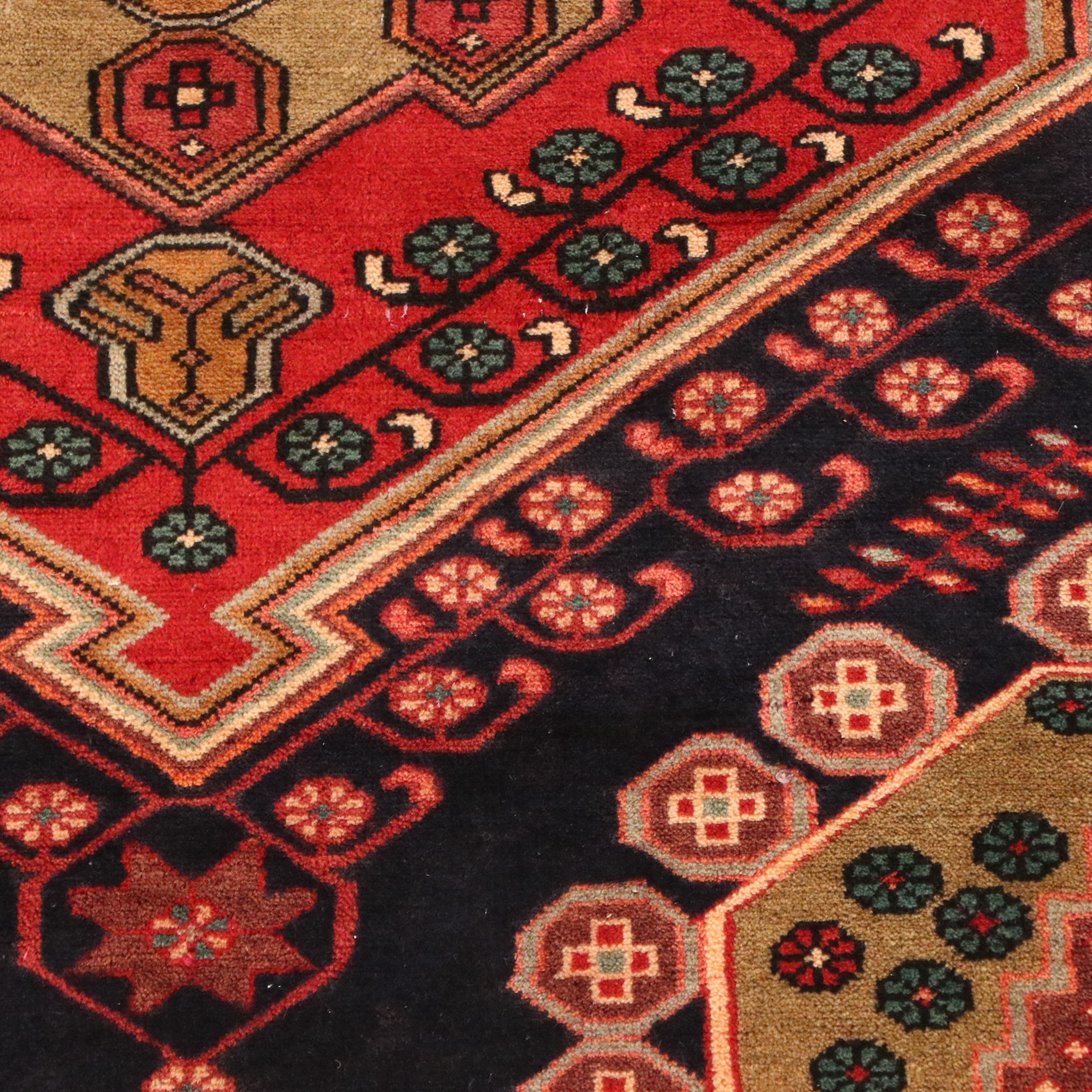 4'2 x 10'3 Hand-Knotted Persian Kurdish Long Rug