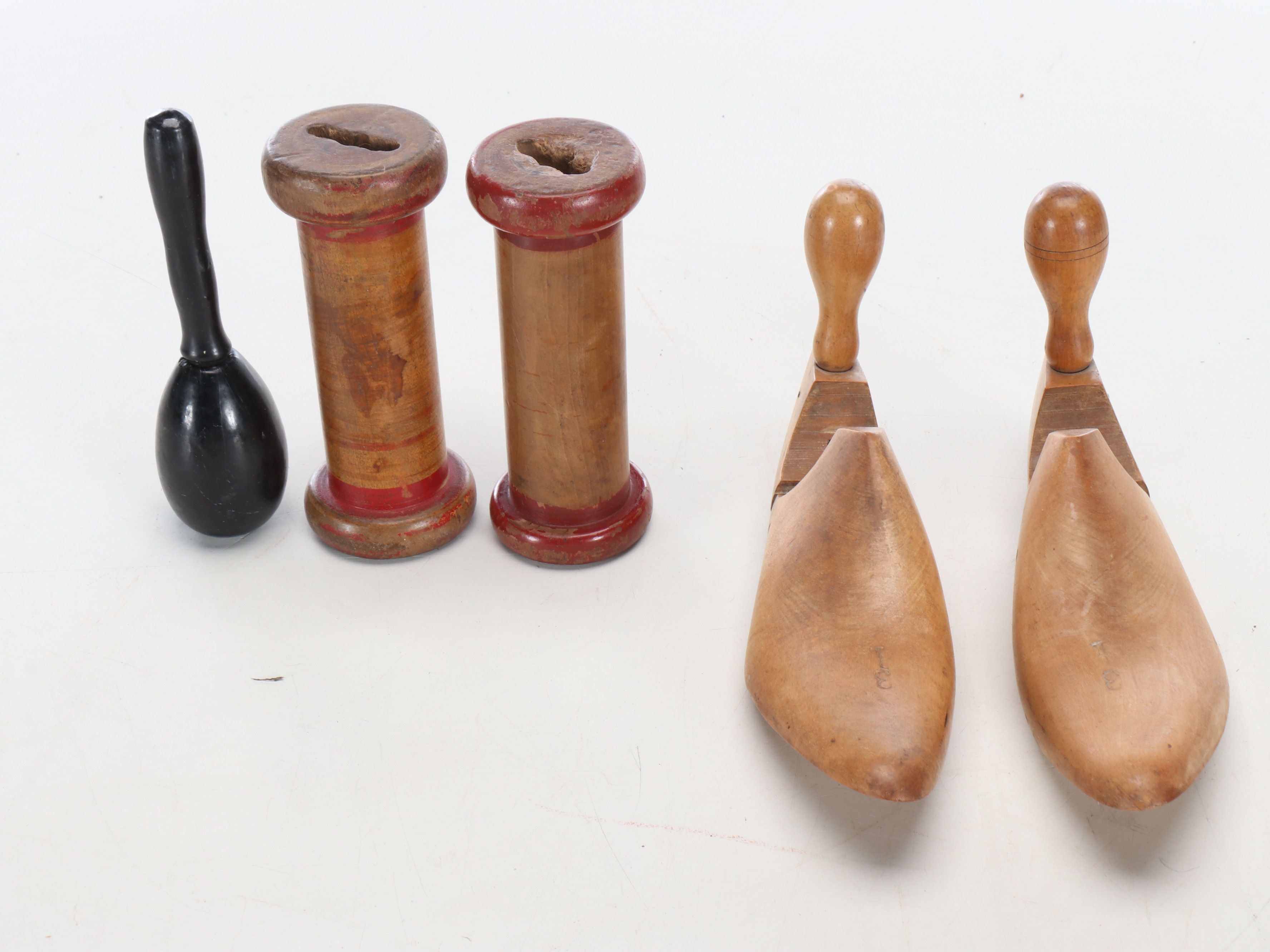 Folding Vintage Ironing Board, Wooden Shoe Forms and More Home Accessories