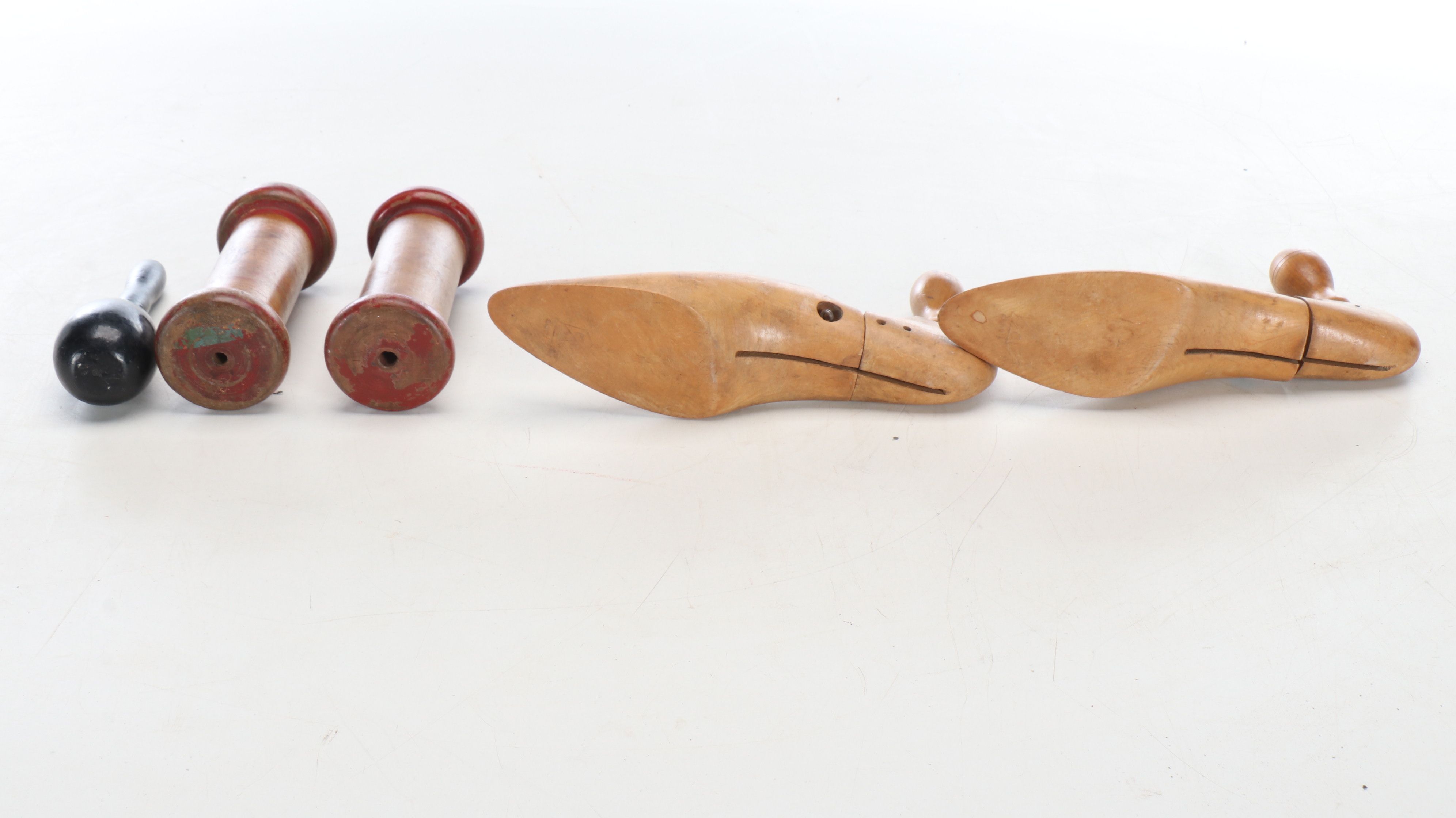 Folding Vintage Ironing Board, Wooden Shoe Forms and More Home Accessories