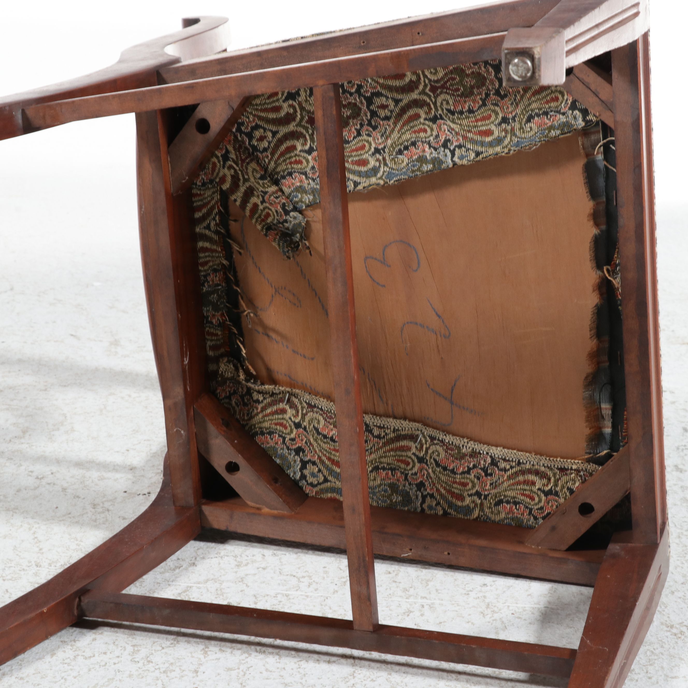 Set of Four Duncan Phyfe Style Mahogany Side Chairs with Lyre Backs