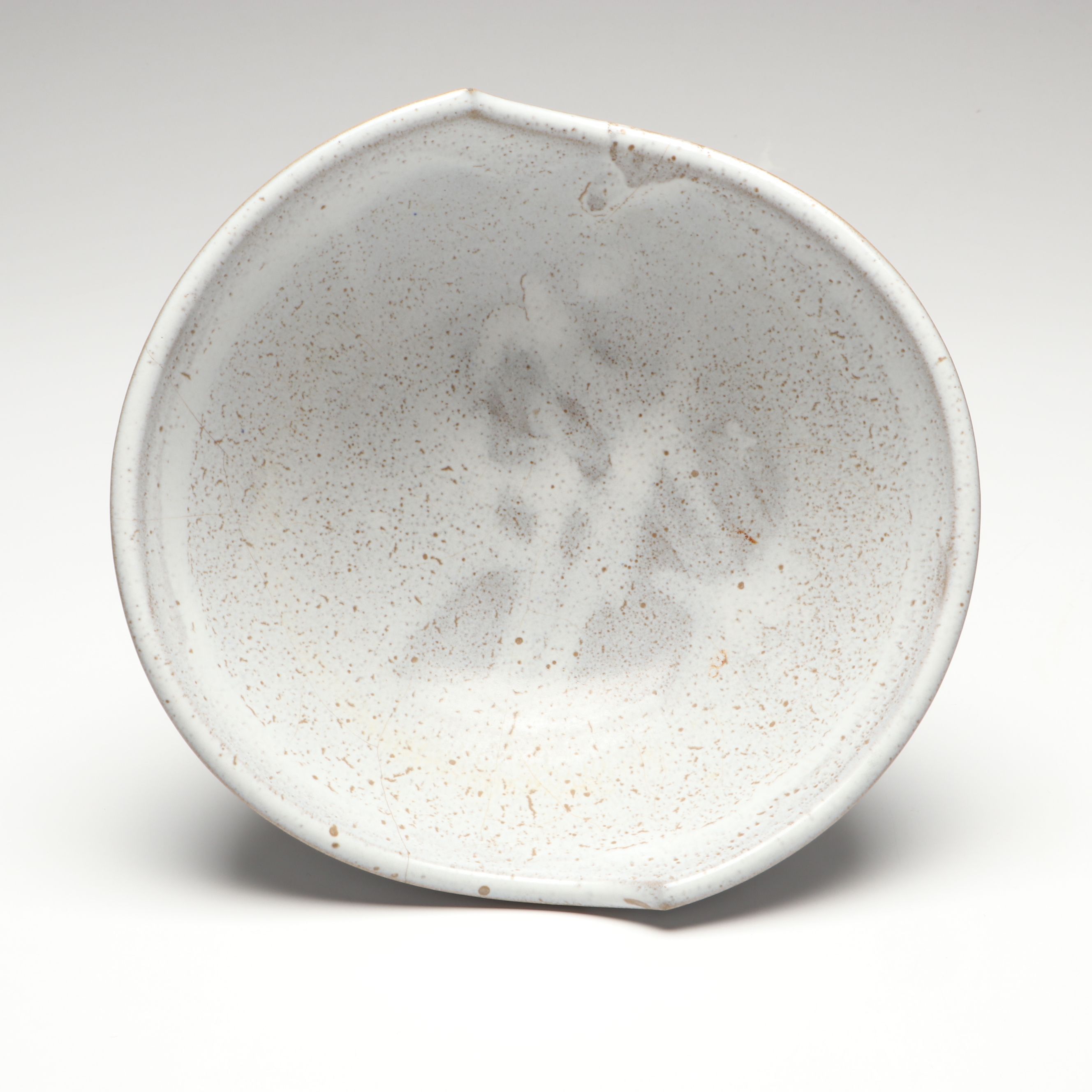 Frankoma Fluted Bowl with Other Studio Art Pottery Bowls and Vases