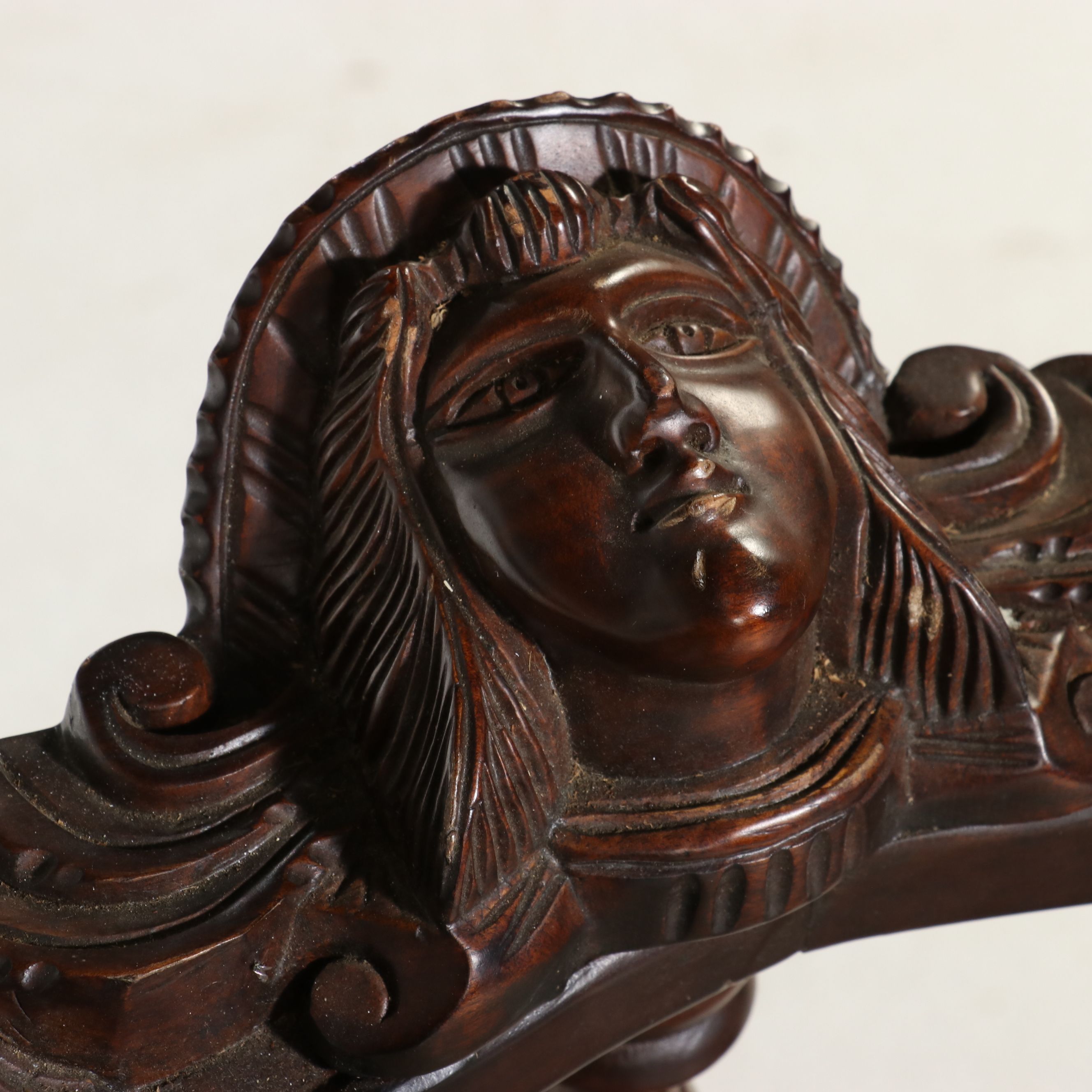 Victorian Carved Mahogany Tête-à-Tête