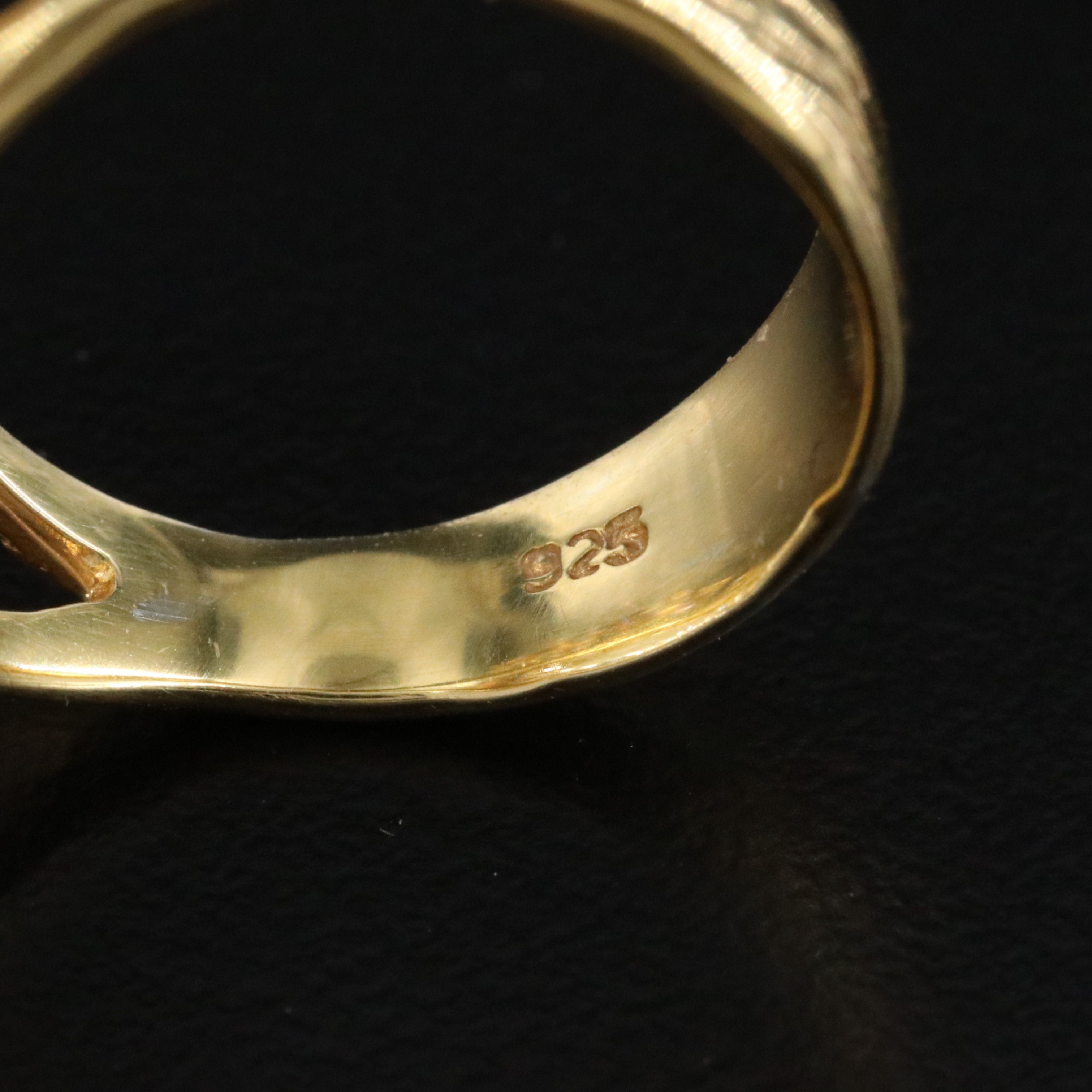 Sterling Rock Crystal and Amethyst Ring