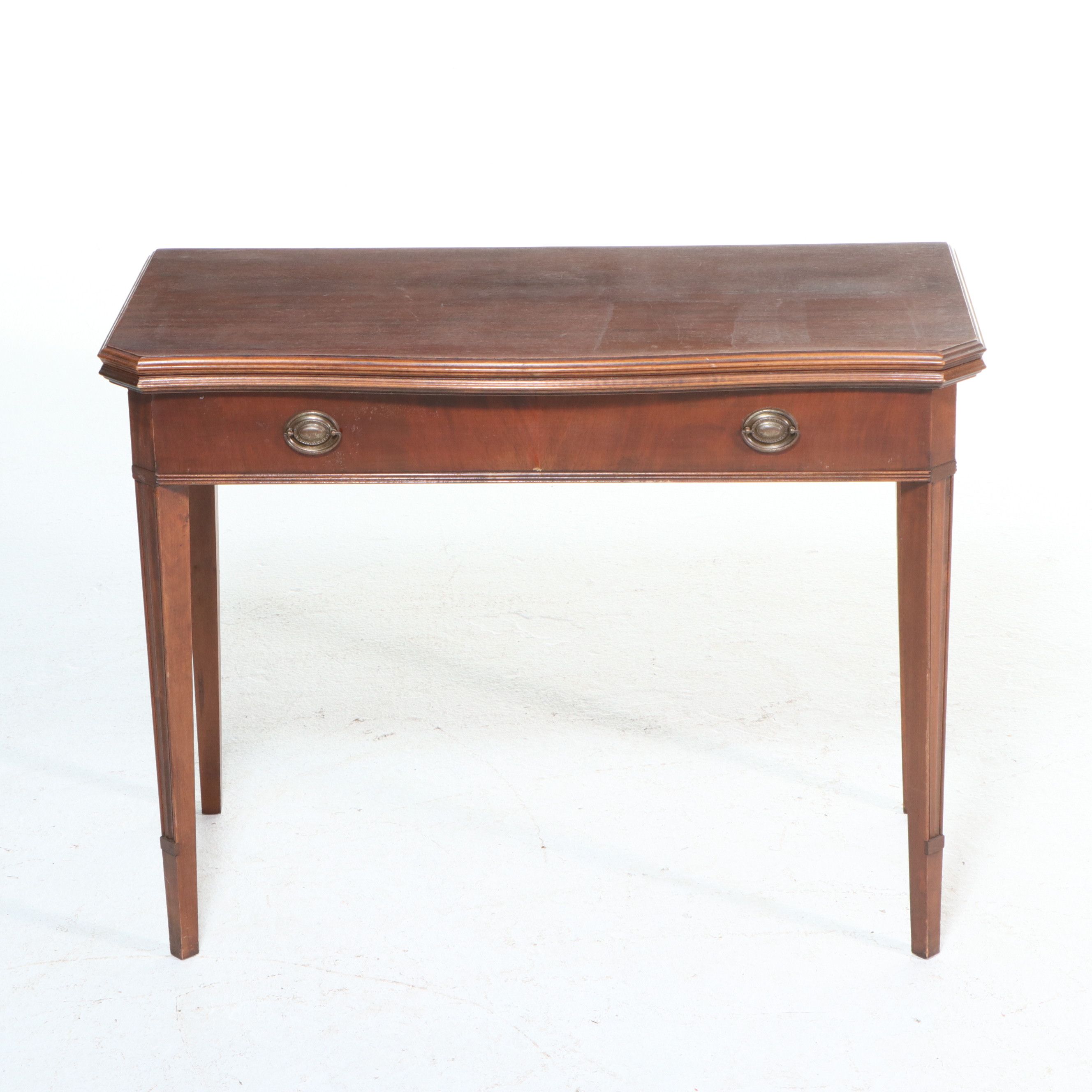 Federal Style Mahogany Games Table