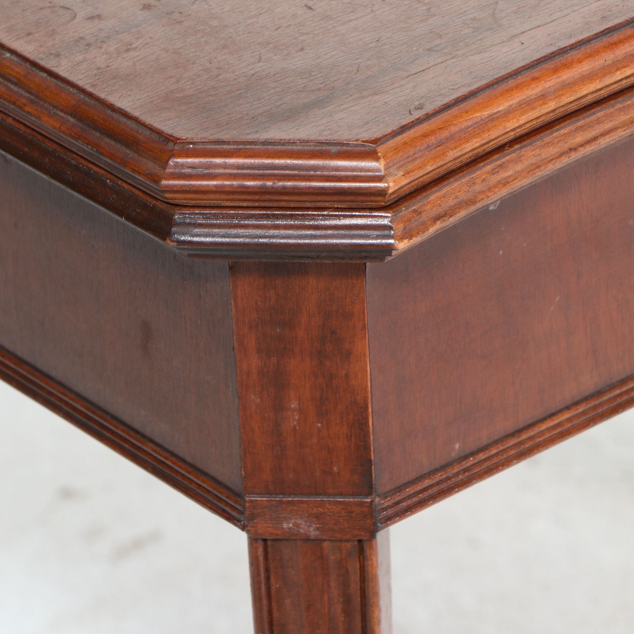 Federal Style Mahogany Games Table