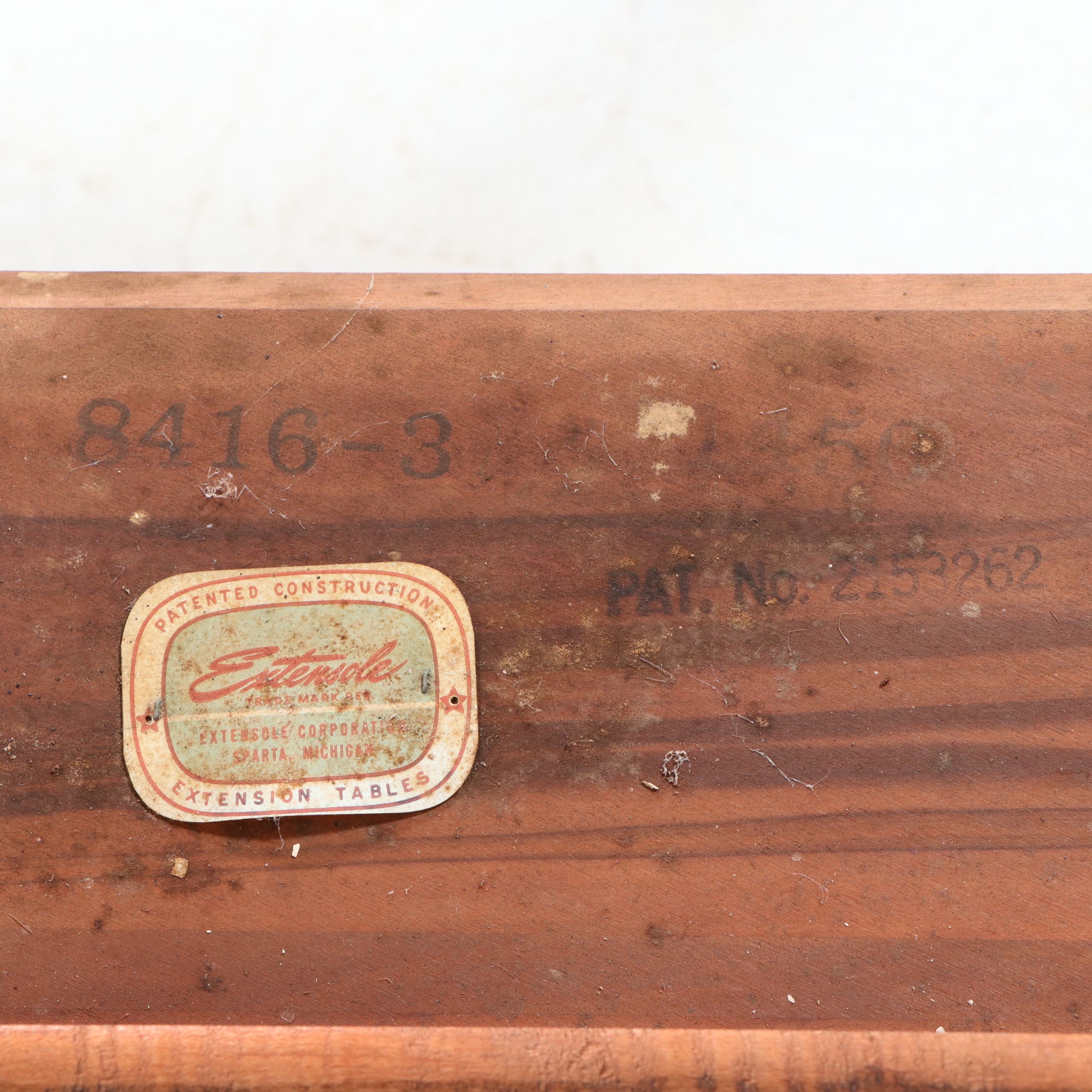 Federal Style Mahogany Games Table