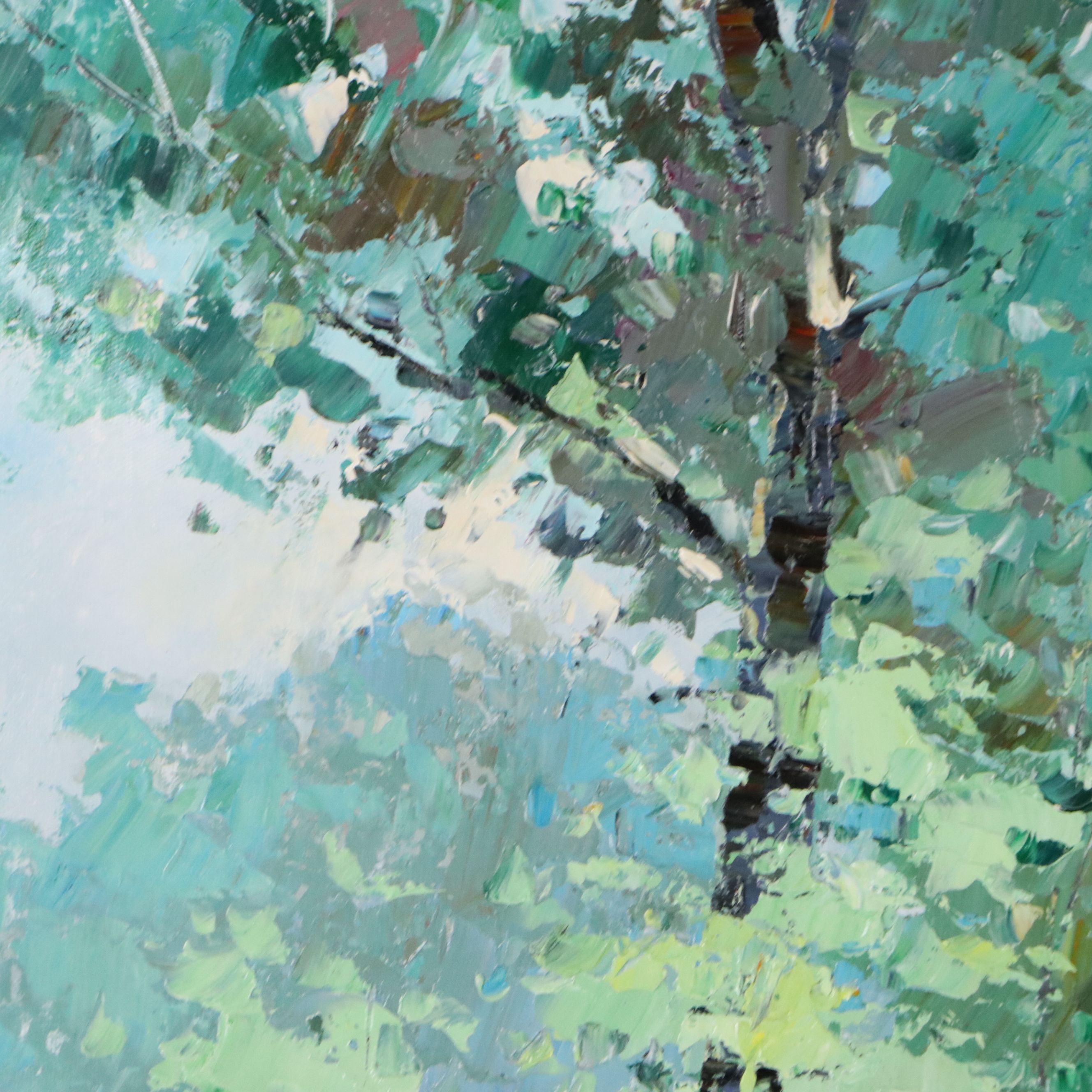 Ping Oil Painting "Melancholy," Circa 2026