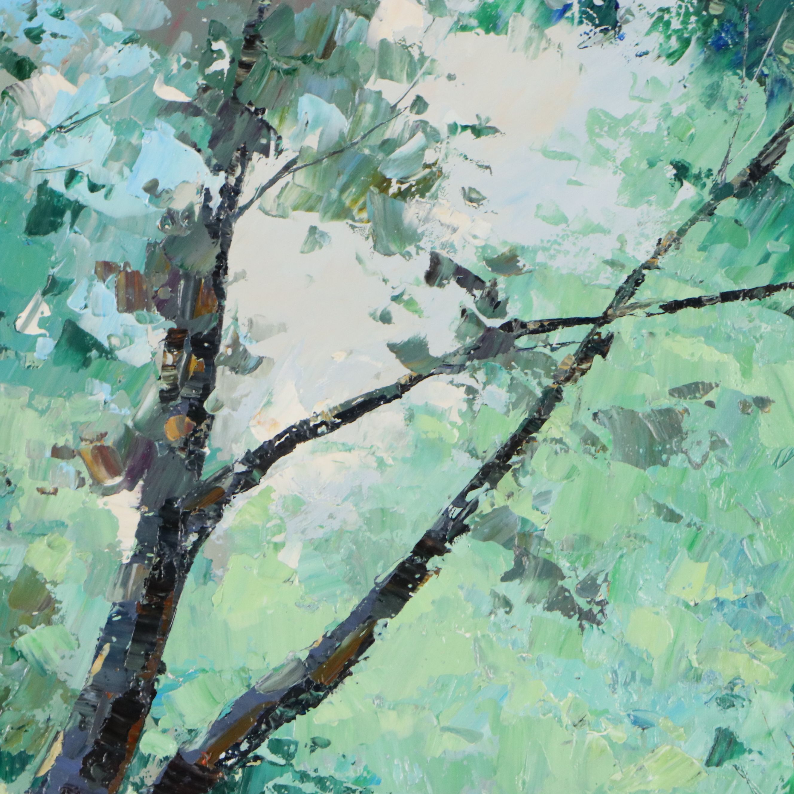 Ping Oil Painting "Melancholy," Circa 2026