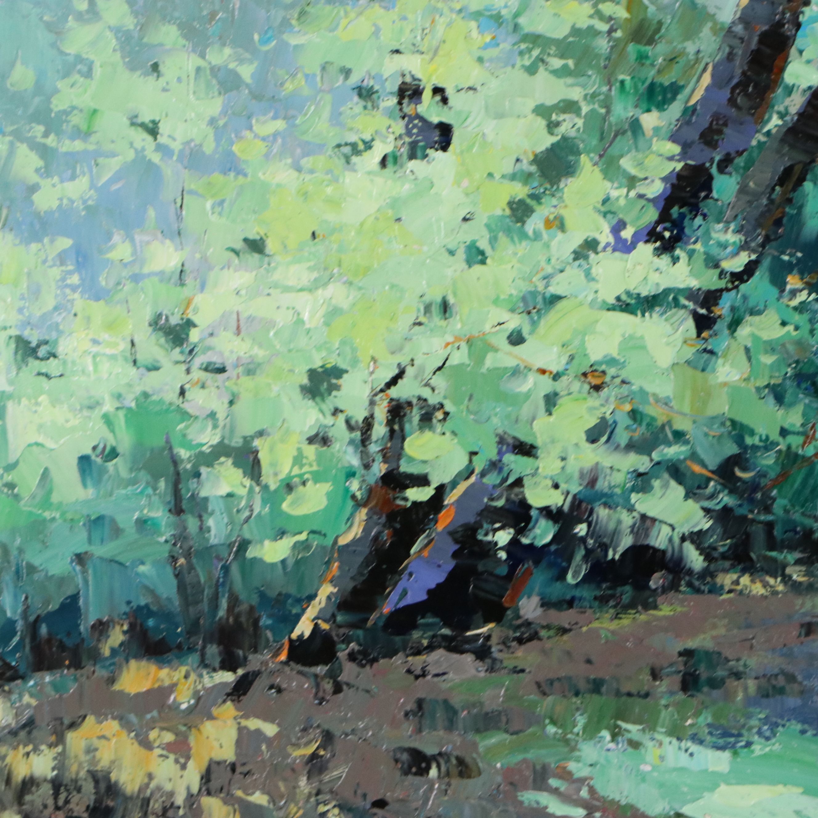 Ping Oil Painting "Melancholy," Circa 2026