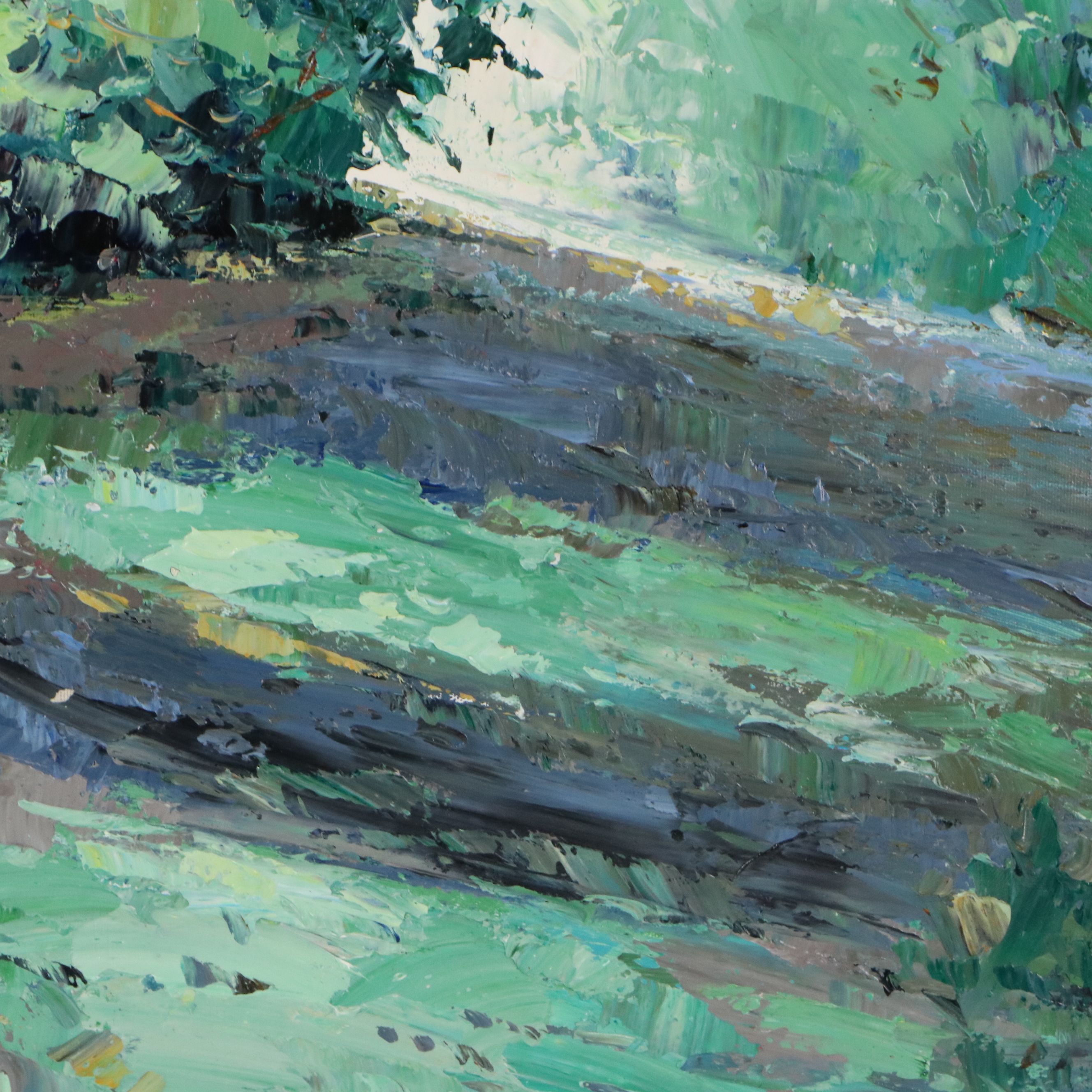 Ping Oil Painting "Melancholy," Circa 2026