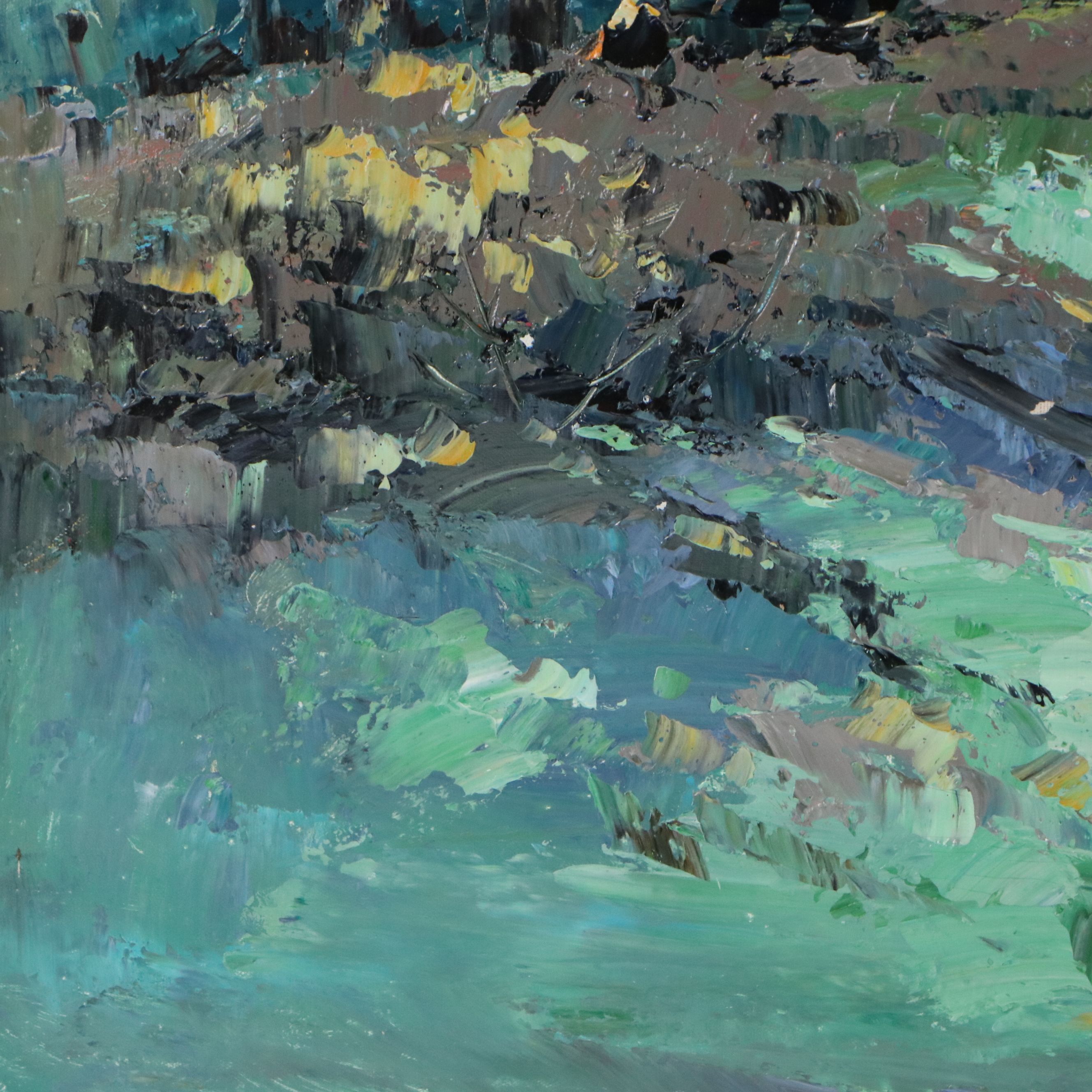 Ping Oil Painting "Melancholy," Circa 2026