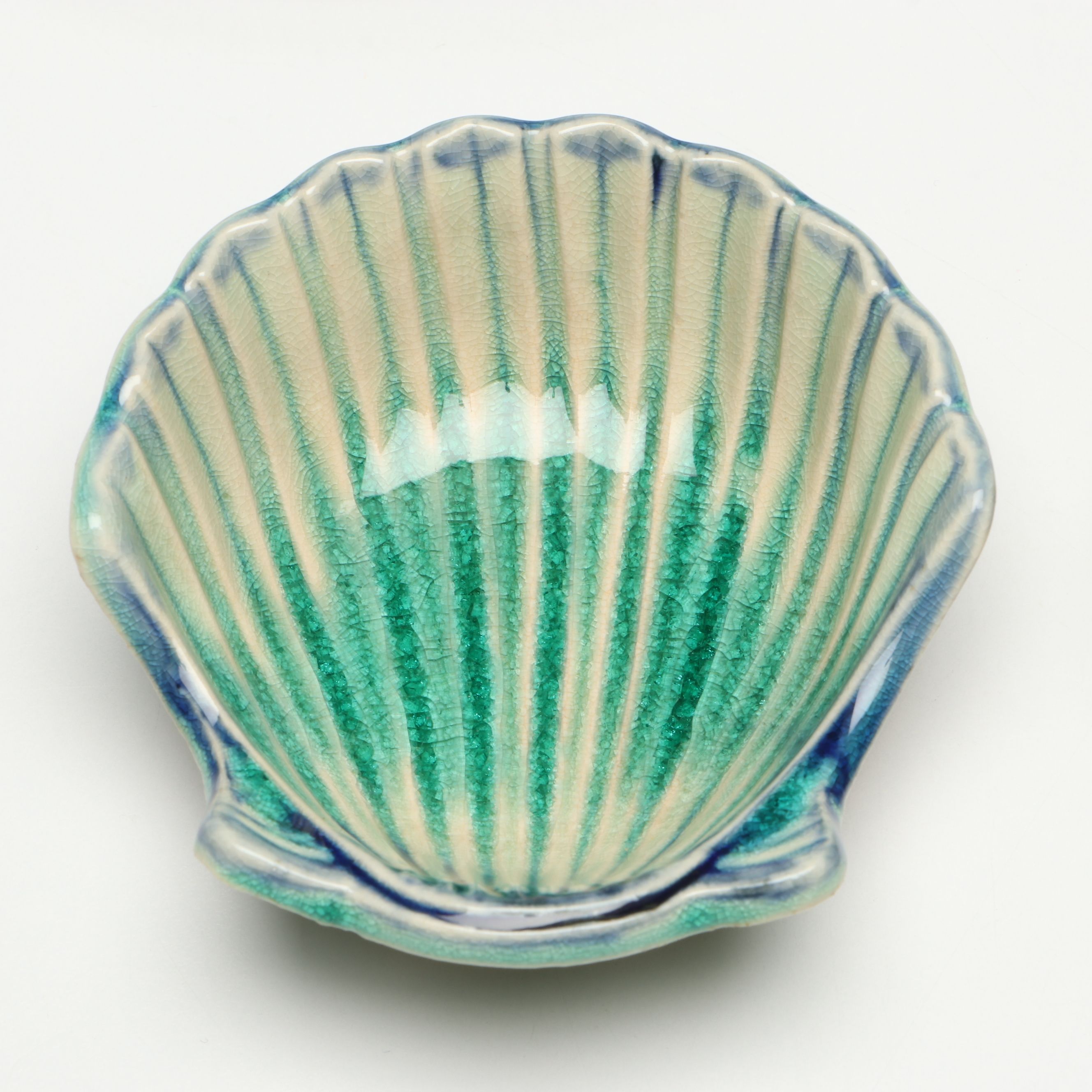 Japanese Art Pottery Ikebana Flower Frog with Vase, Trays, and More Tableware