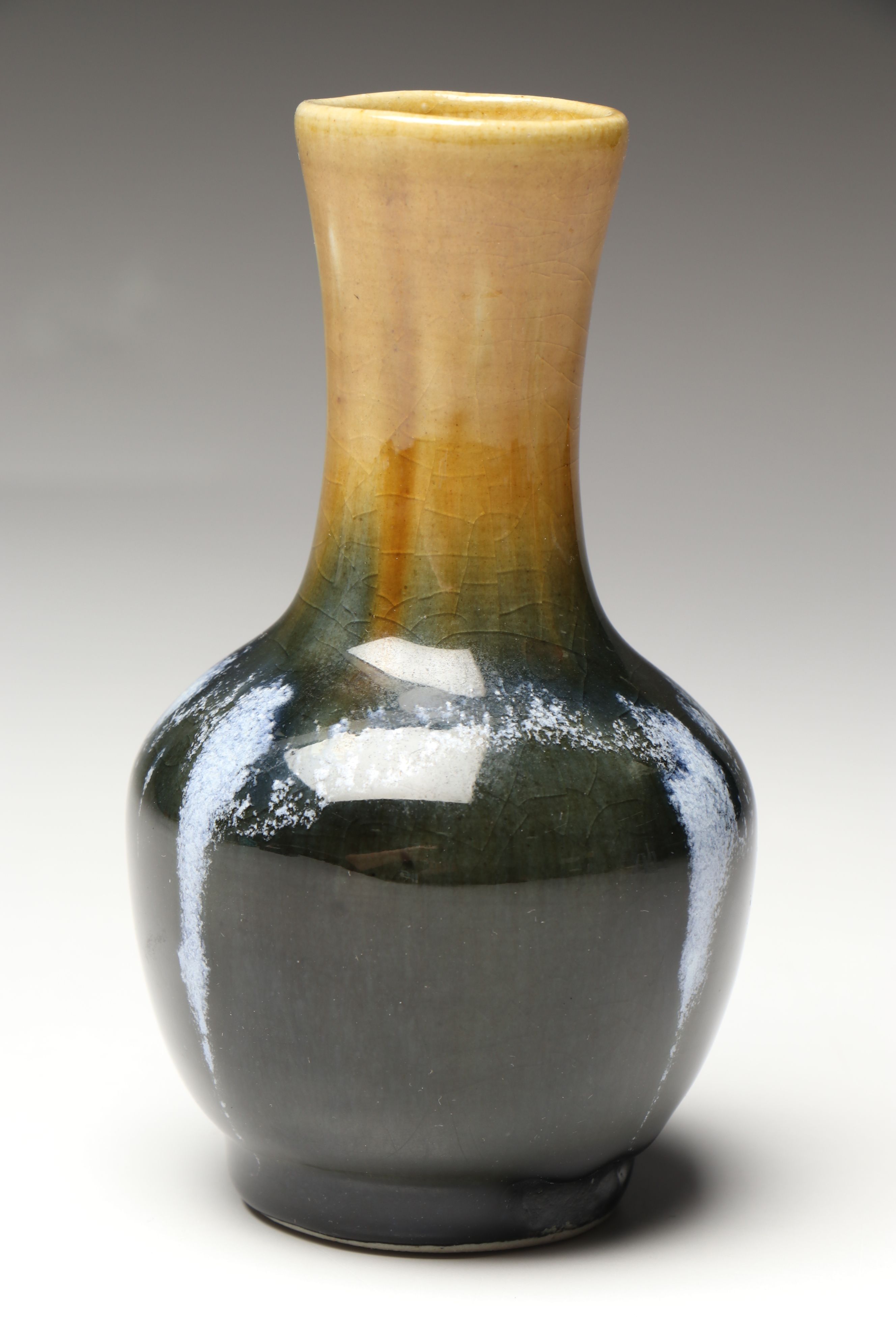 Japanese Art Pottery Ikebana Flower Frog with Vase, Trays, and More Tableware