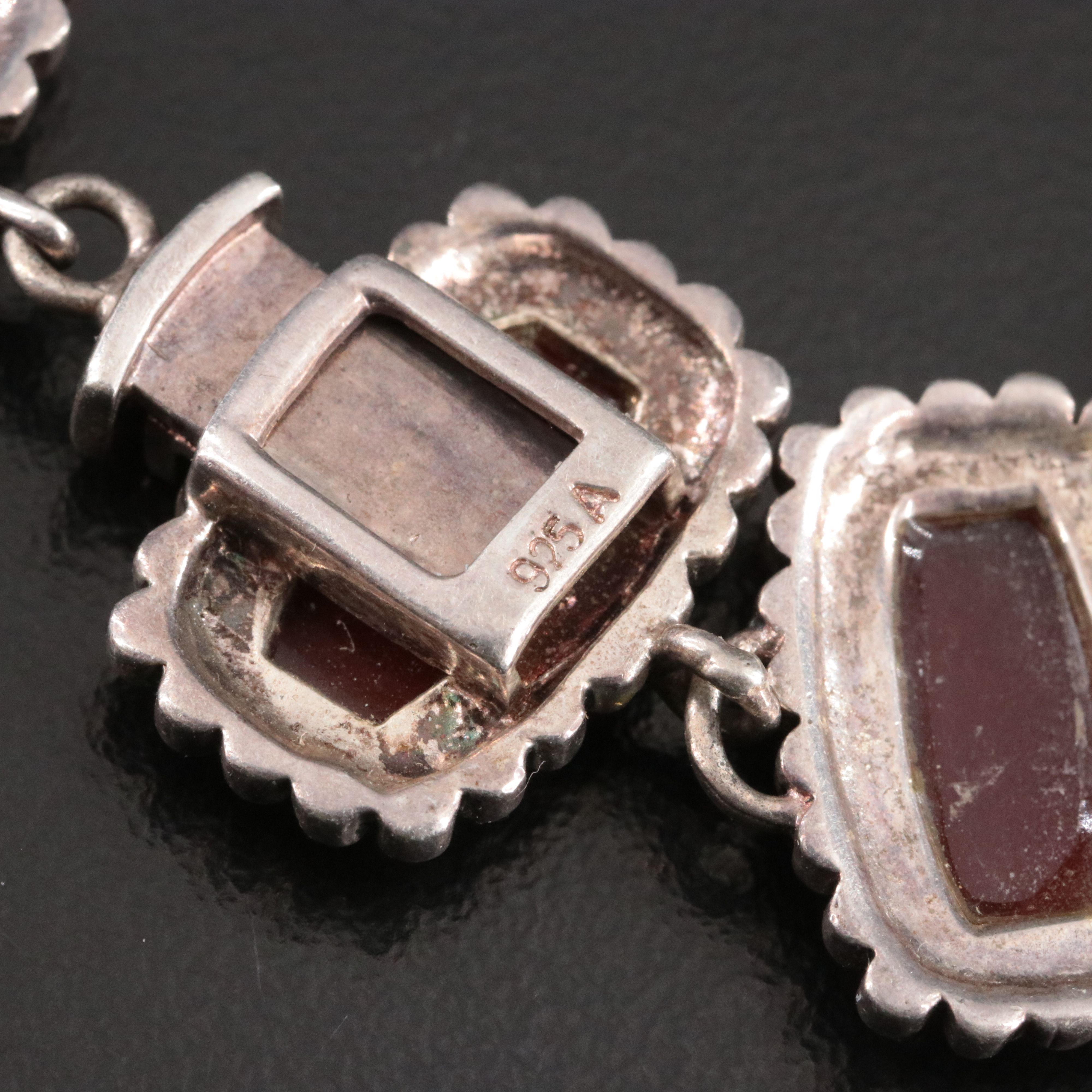 Sterling Carnelian Bracelet