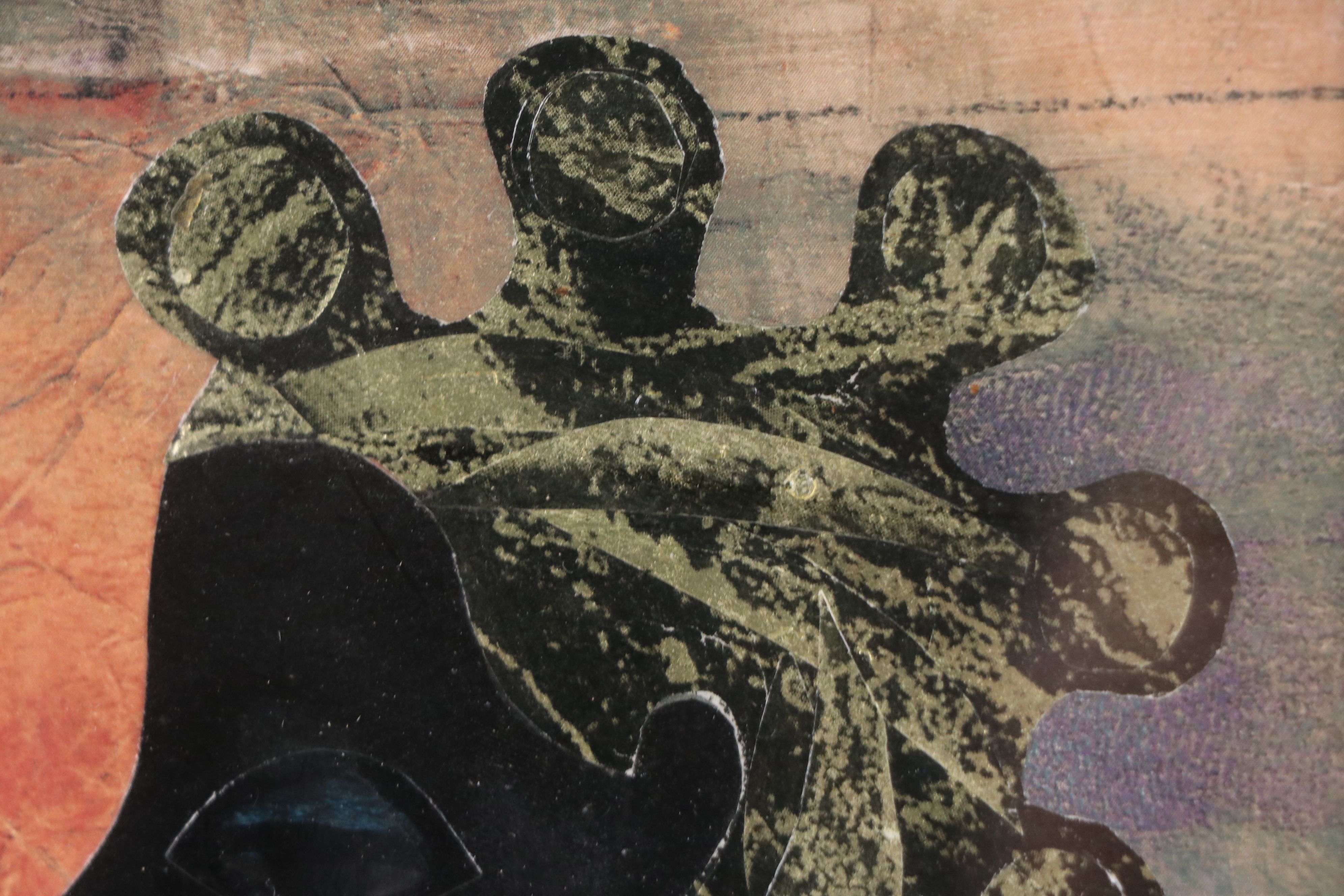 James Denmark Collage Portrait of Audrey Vanstory, 2005