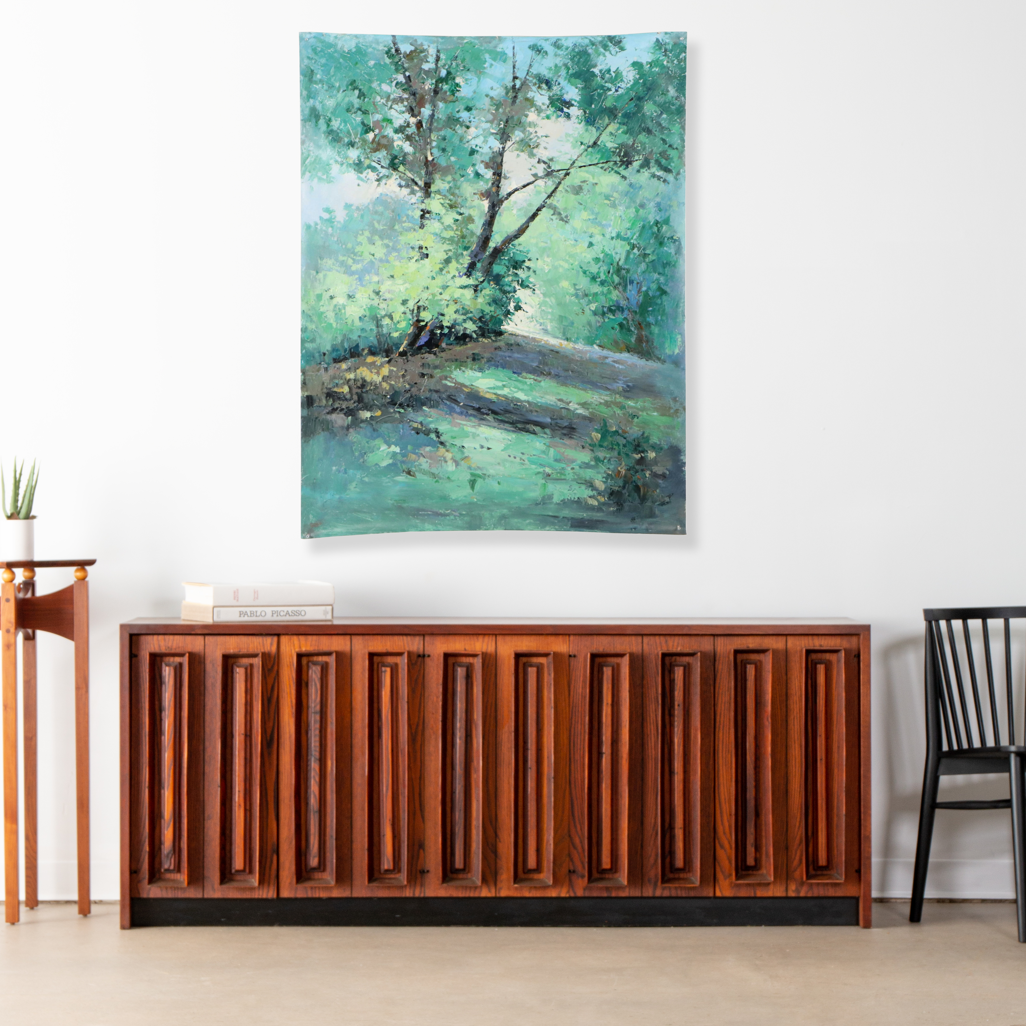 Ping Oil Painting "Melancholy," Circa 2026