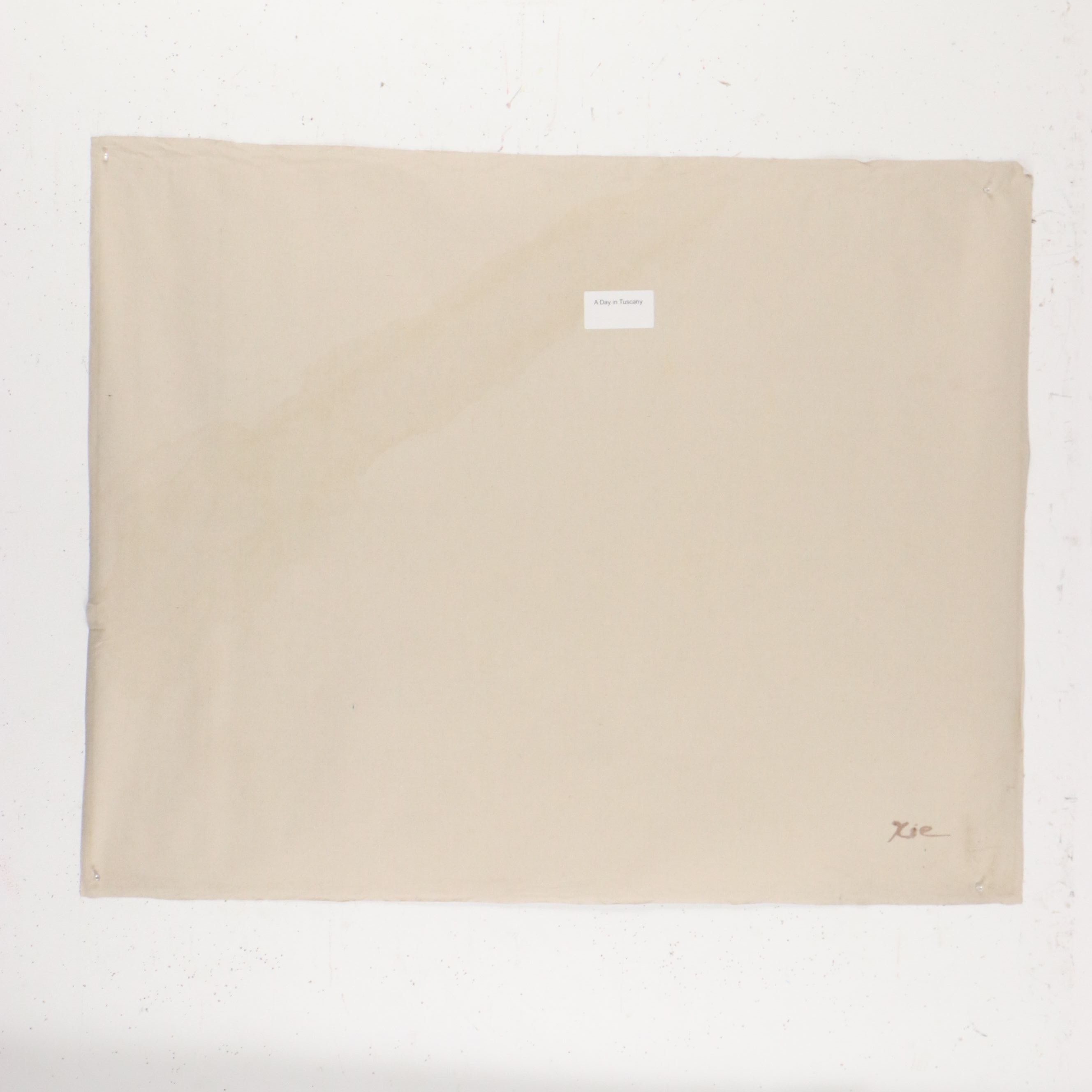 Xie Oil Painting "A Day in Tuscany," Circa 2026