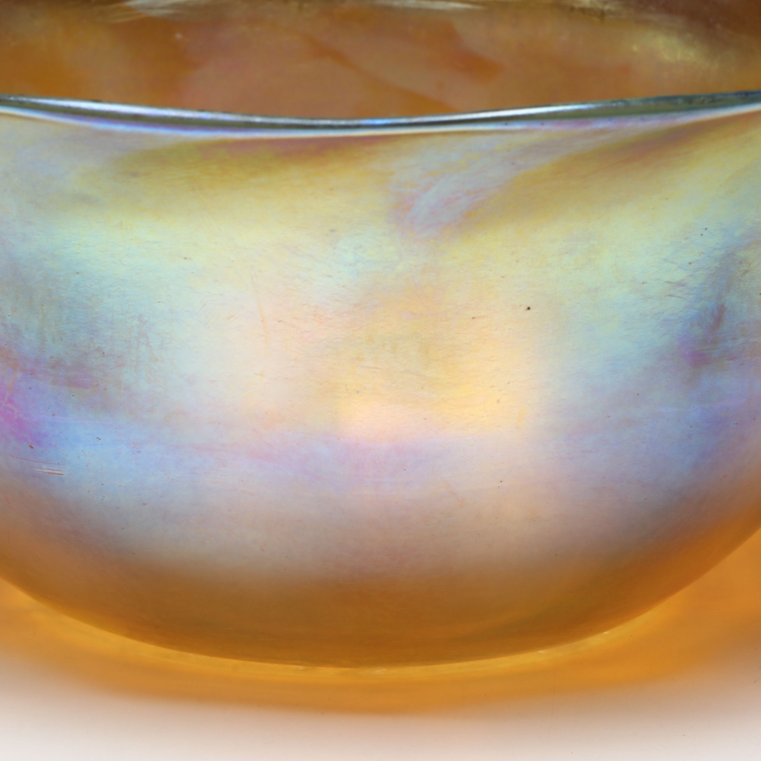 Louis Comfort Tiffany Favrile Glass Bowl, Early 20th Century