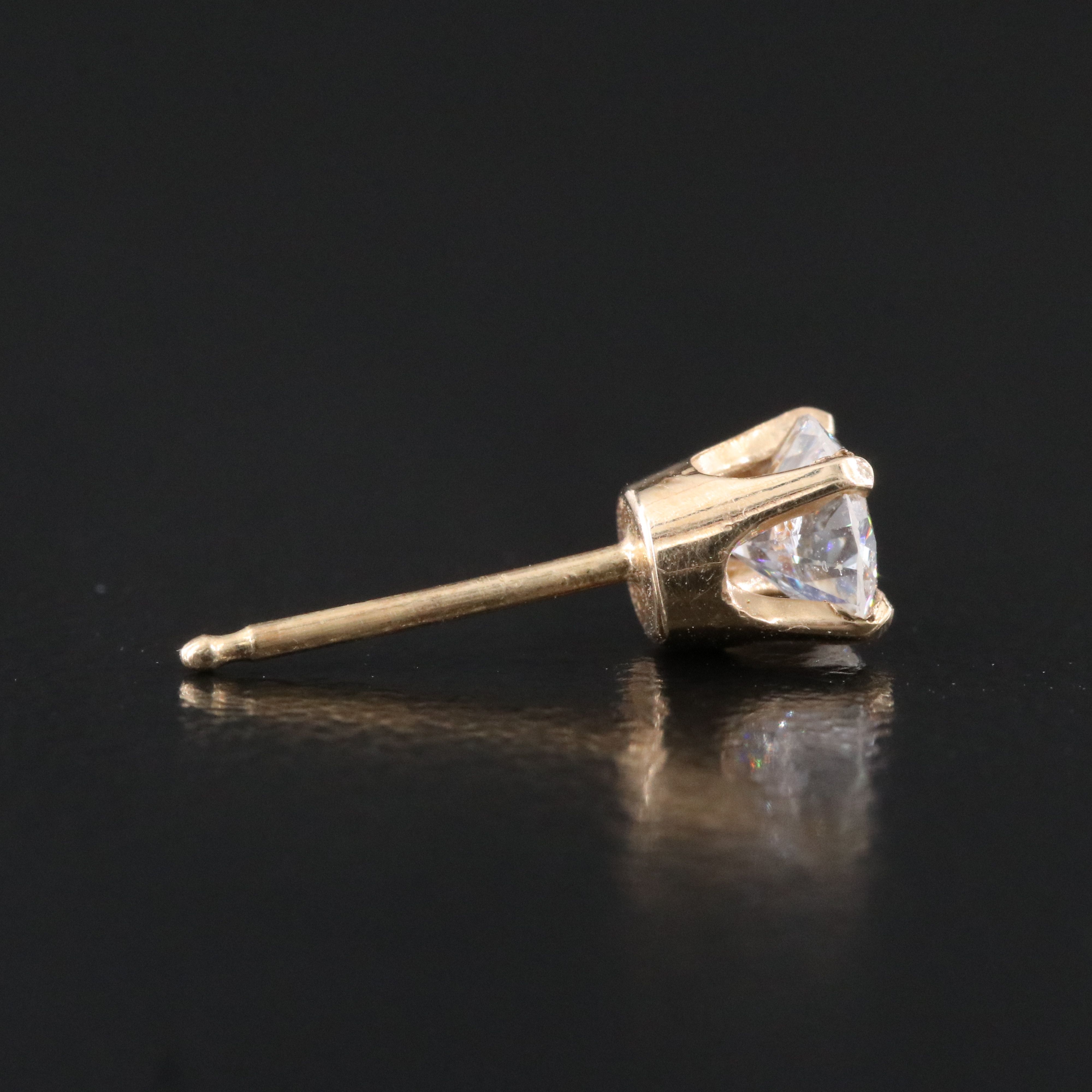 14K 0.80 CTW Diamond Stud Earrings