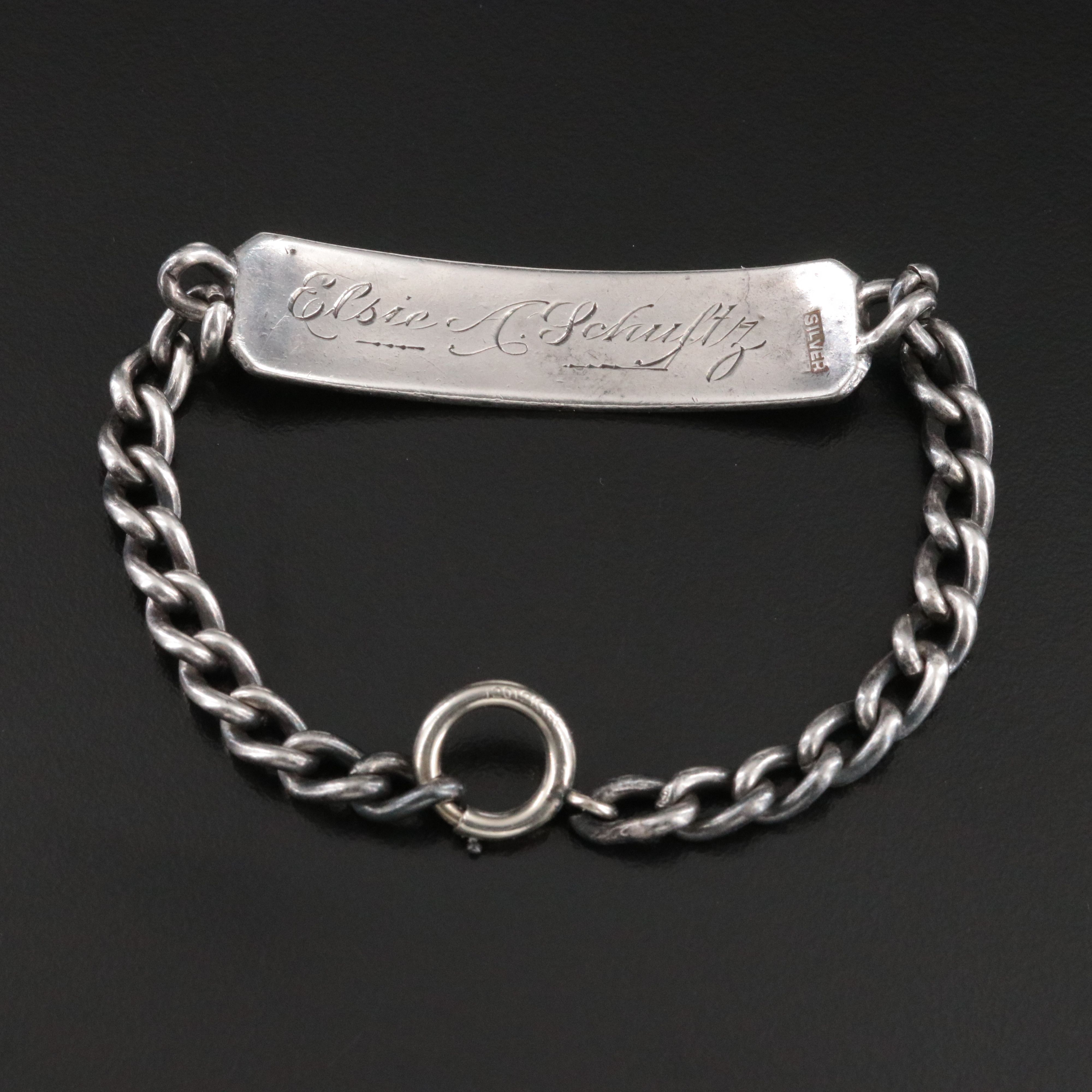 Vintage Sterling and Gold-Filled Japanese Damascene Bracelet